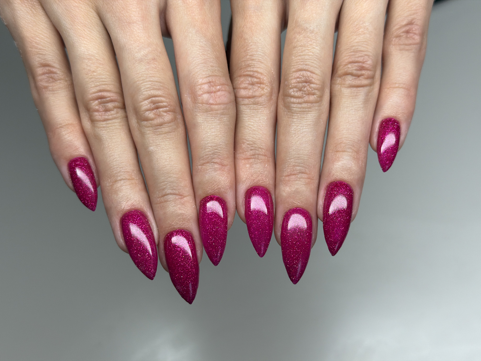 Hands displayed with extended fingers captured in Ramat Gan