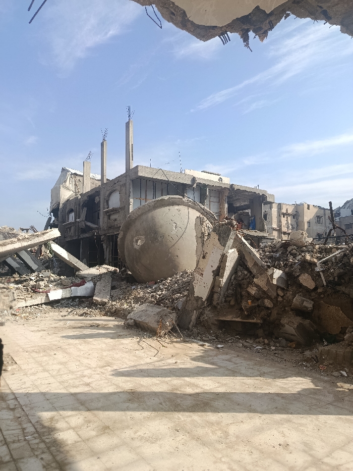 Witnesses document widespread destruction, displaced residents across Gaza City