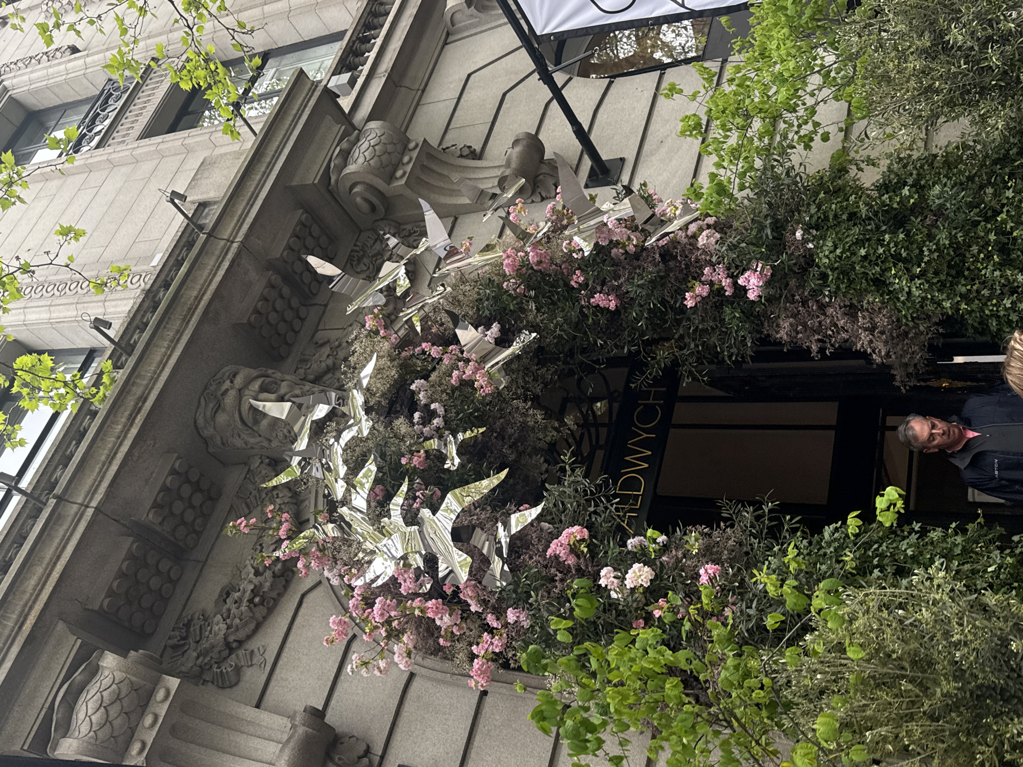 London street scenes documented near Aldwych Theatre area