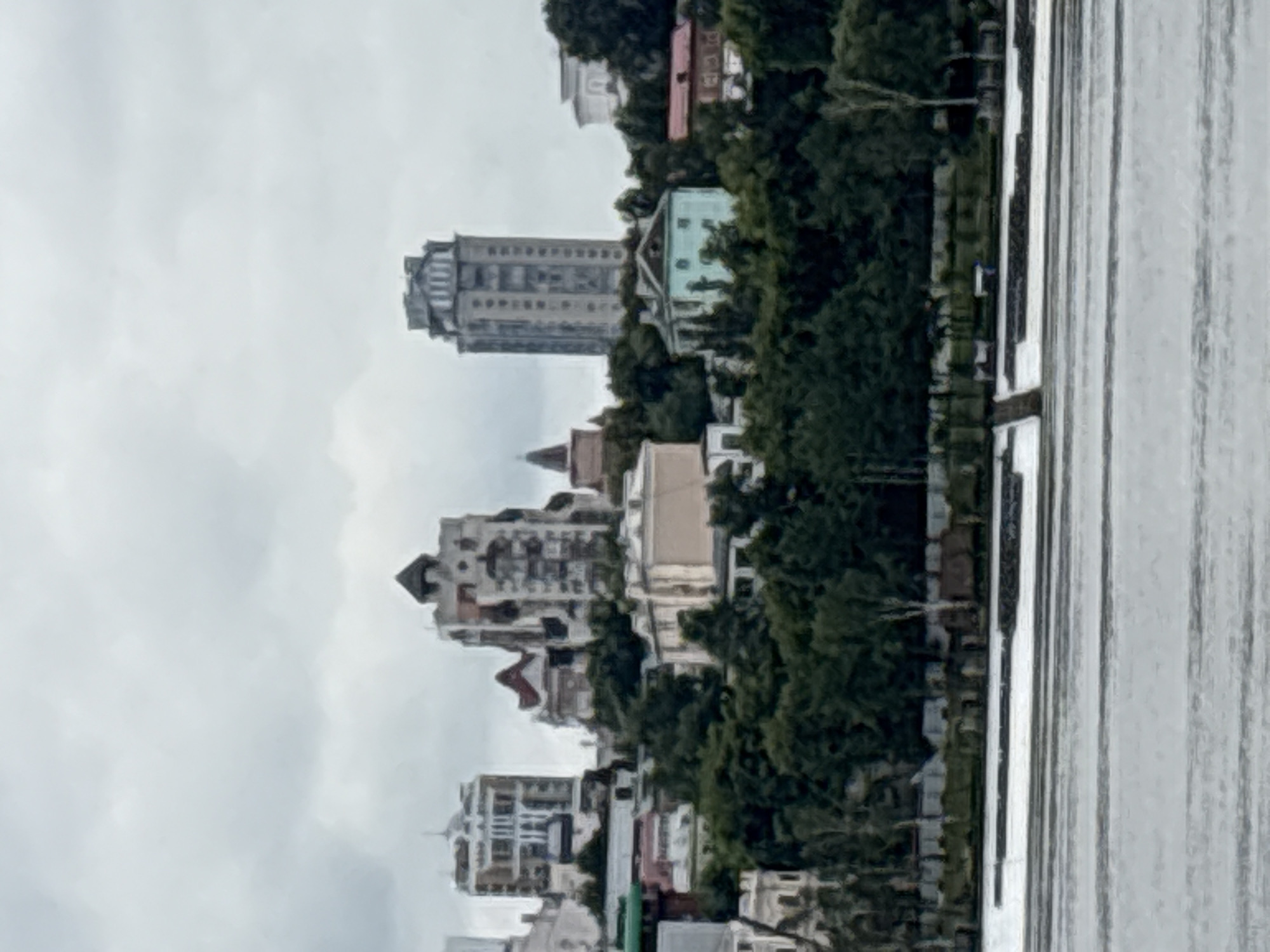 Kama River views and city edges on a cloudy Perm morning