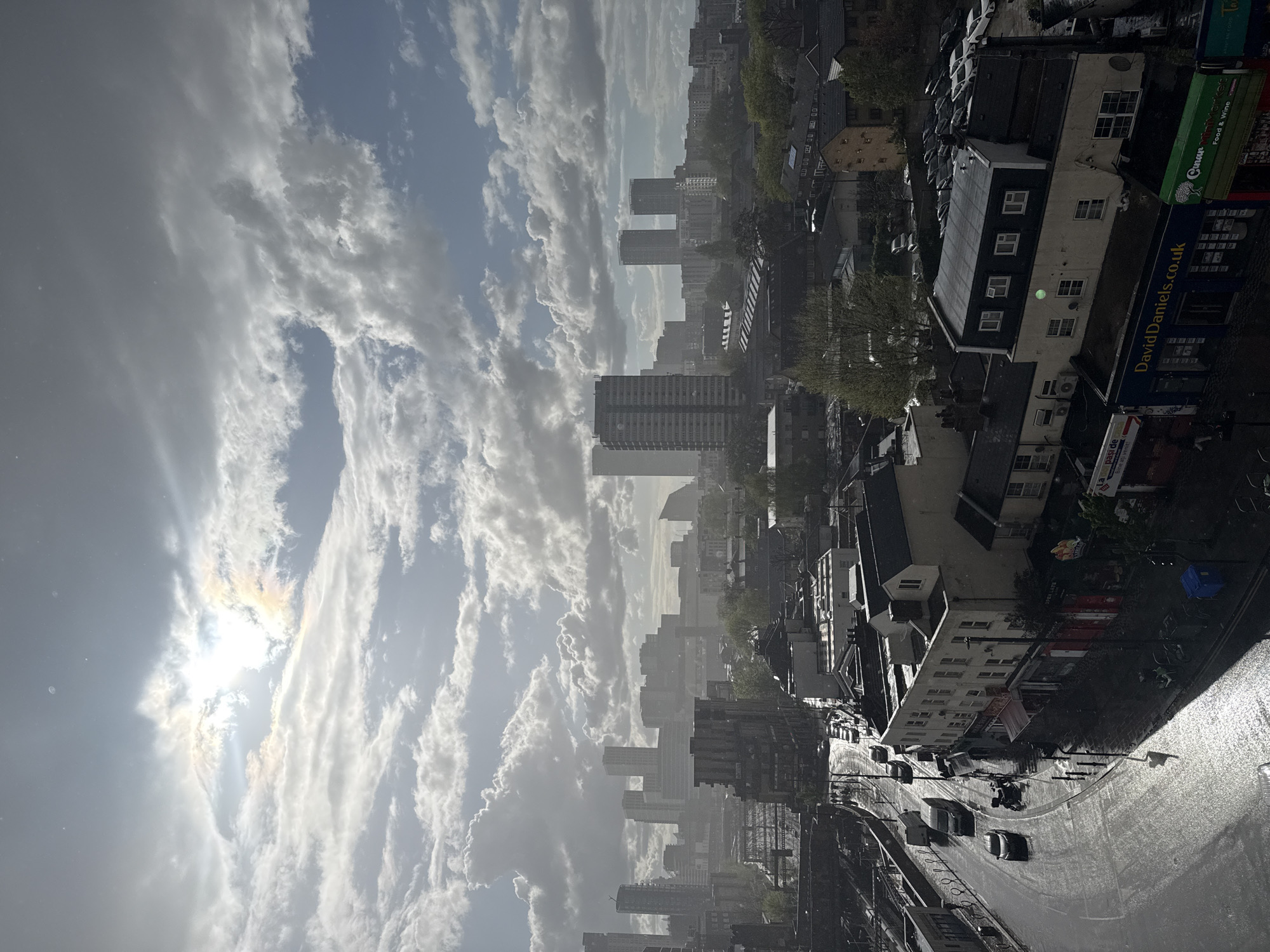 London observer captures urban view and designer shirt scenes