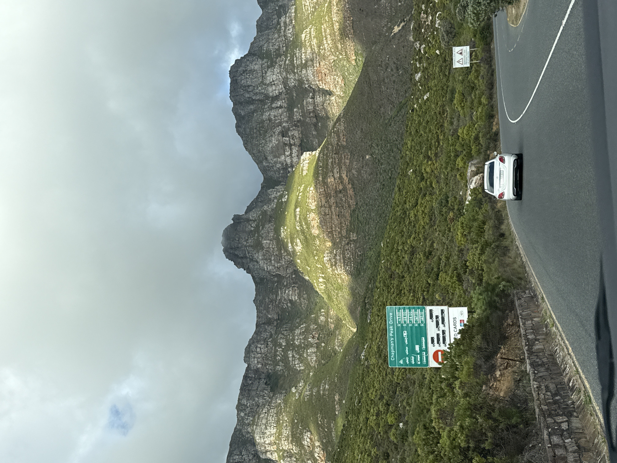 Mountain landscape documented near Chapman's Peak Drive, Hout Bay