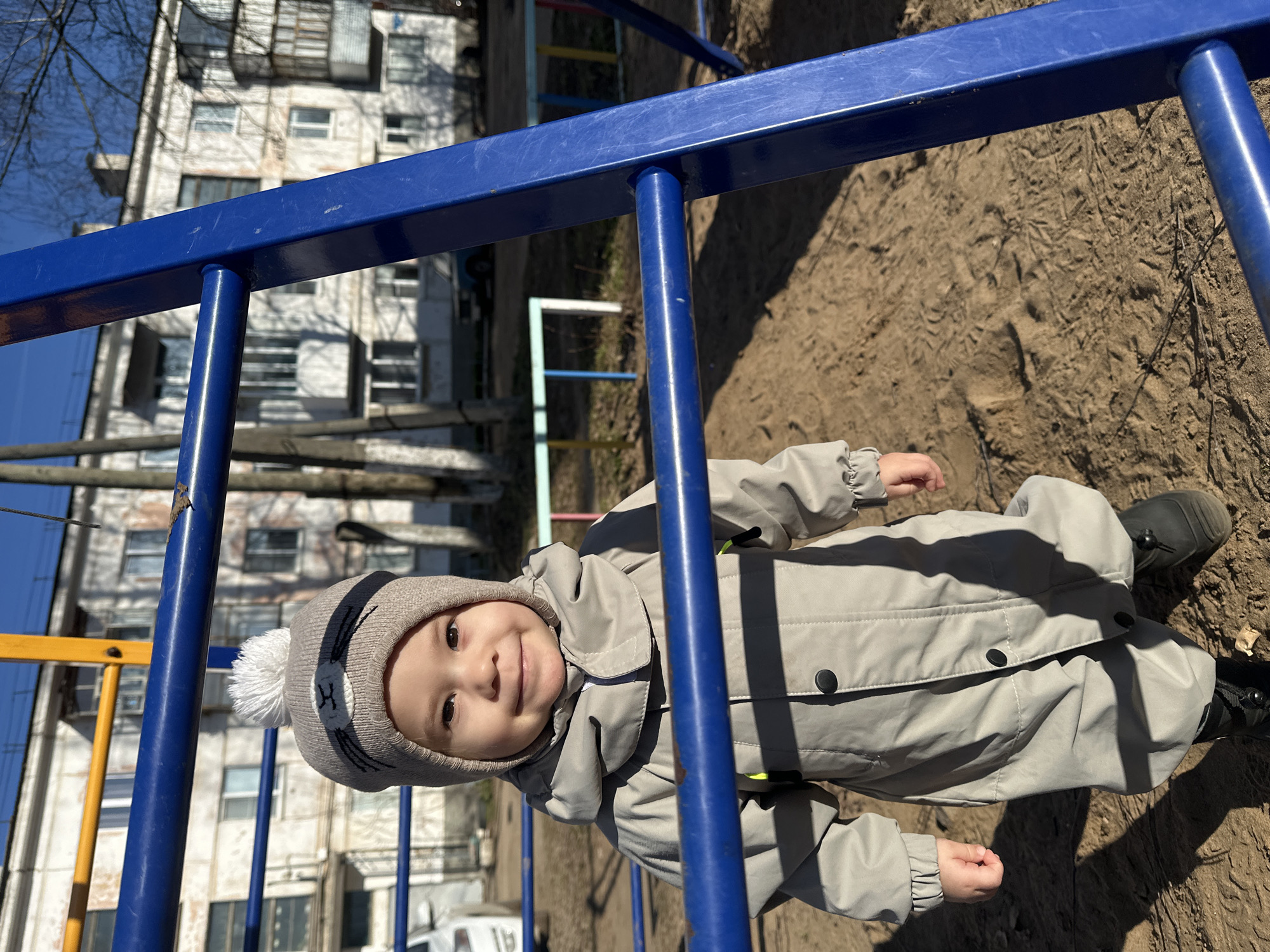 Toddler's morning activities documented across Chaikovsky, Russia locations