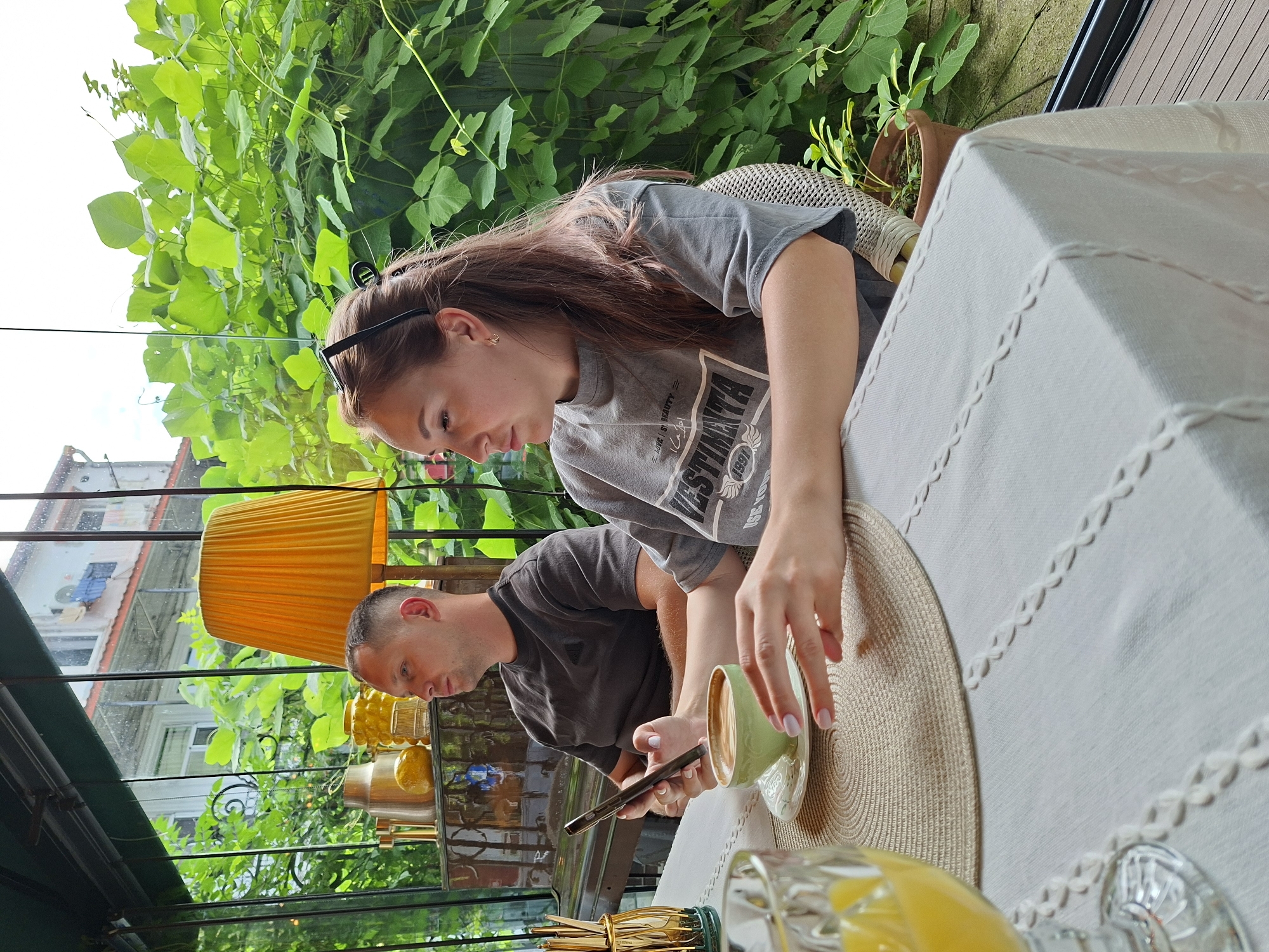 Lazy summer morning eating and walking around Batumi