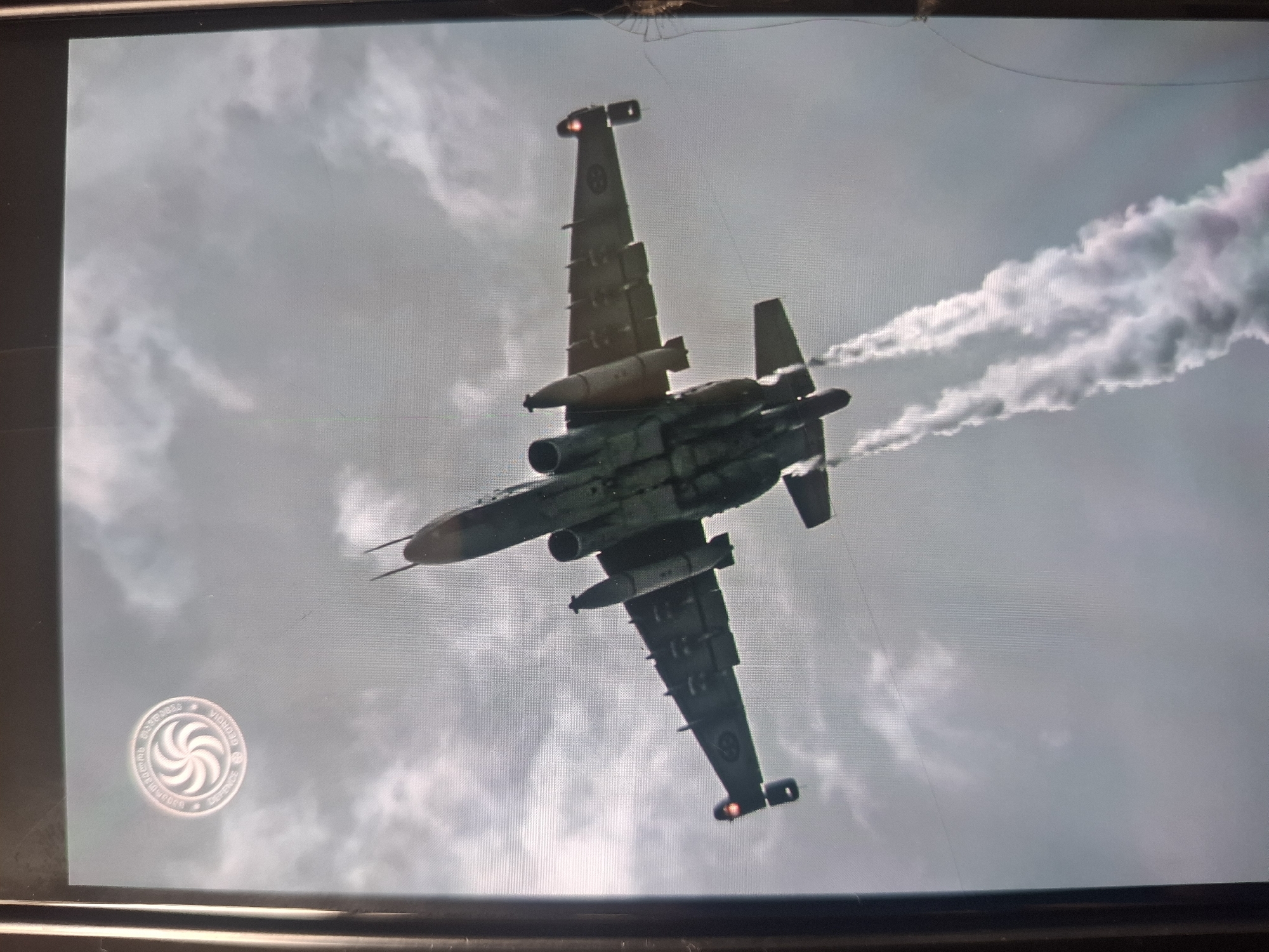 Georgian Air Force jets perform formation flight over Tbilisi