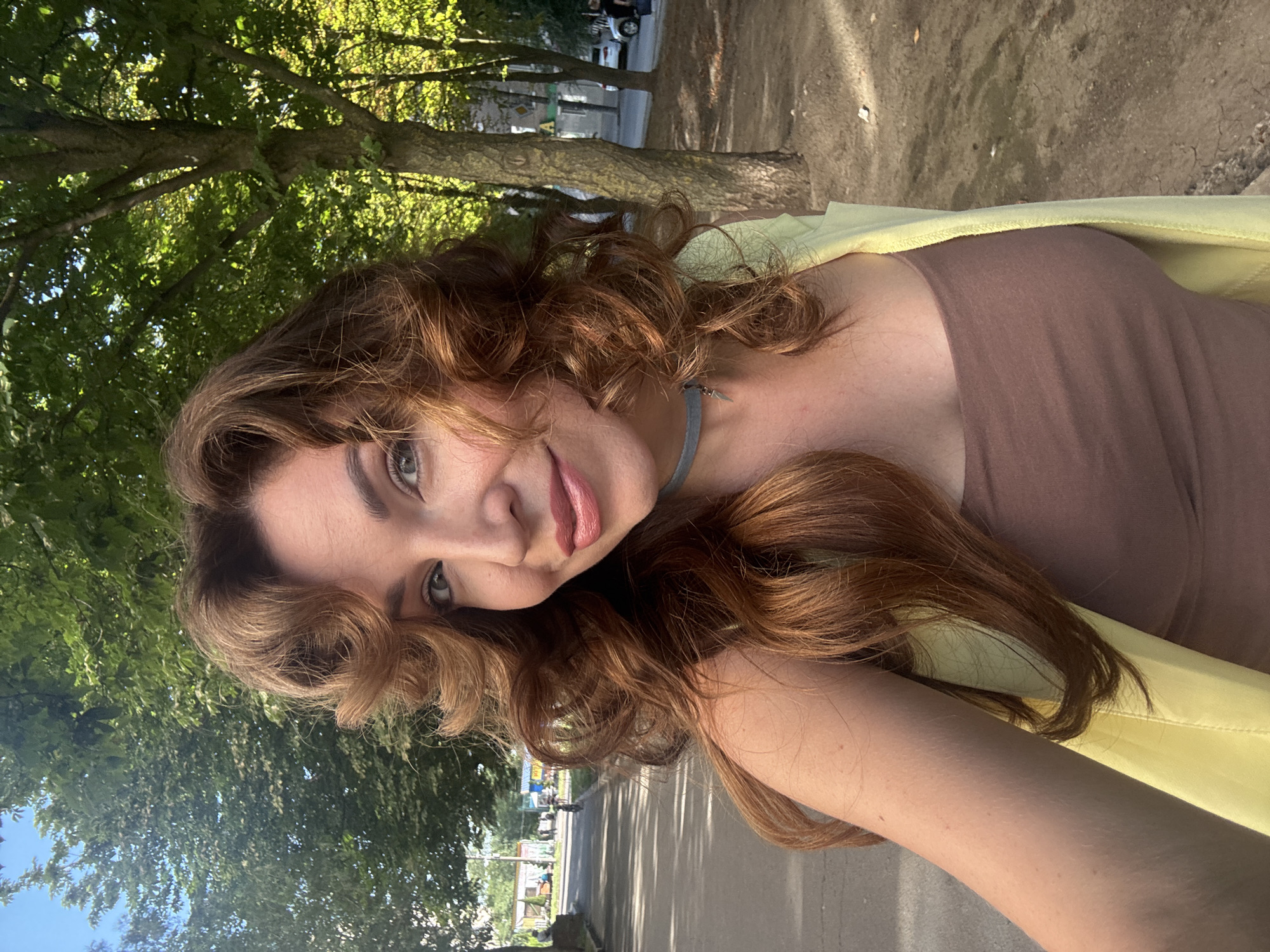 Outfit shopping and a snack break in Kryvyi Rih