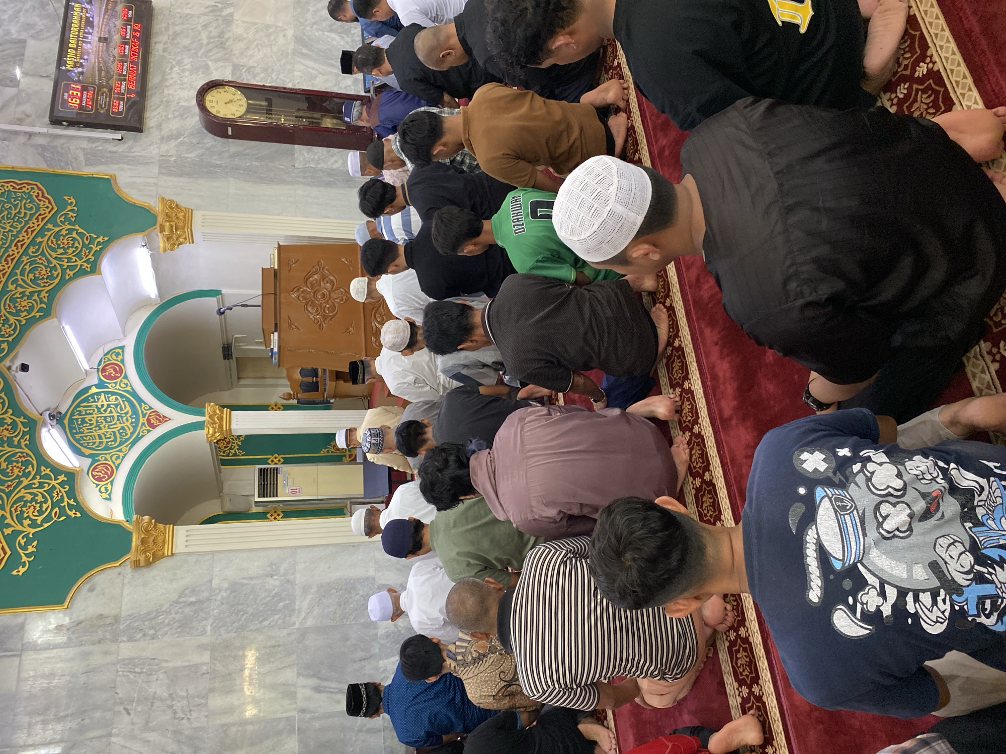 Prayer time and coffee culture in Lhokseumawe, Indonesia