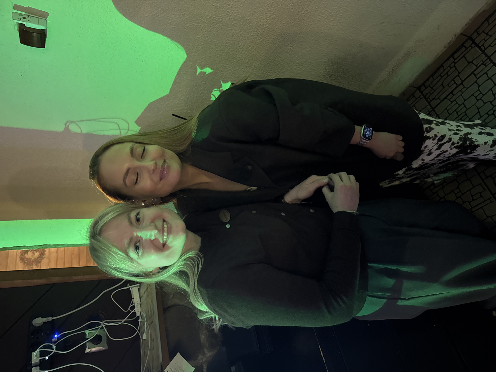 Two women pose together at Chaikovsky venue