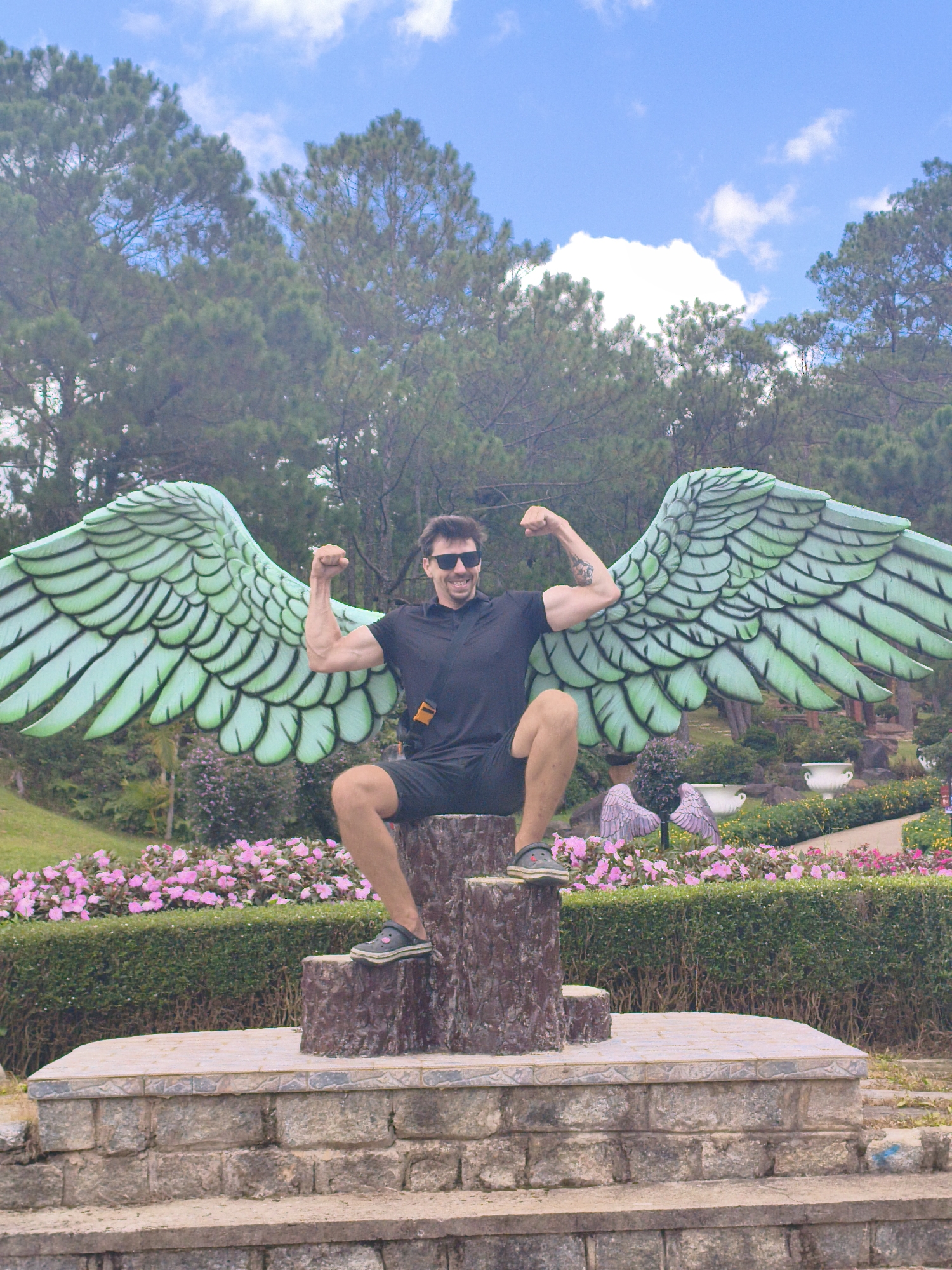 Colorful photo stops at Da Lat's Lam Vien garden