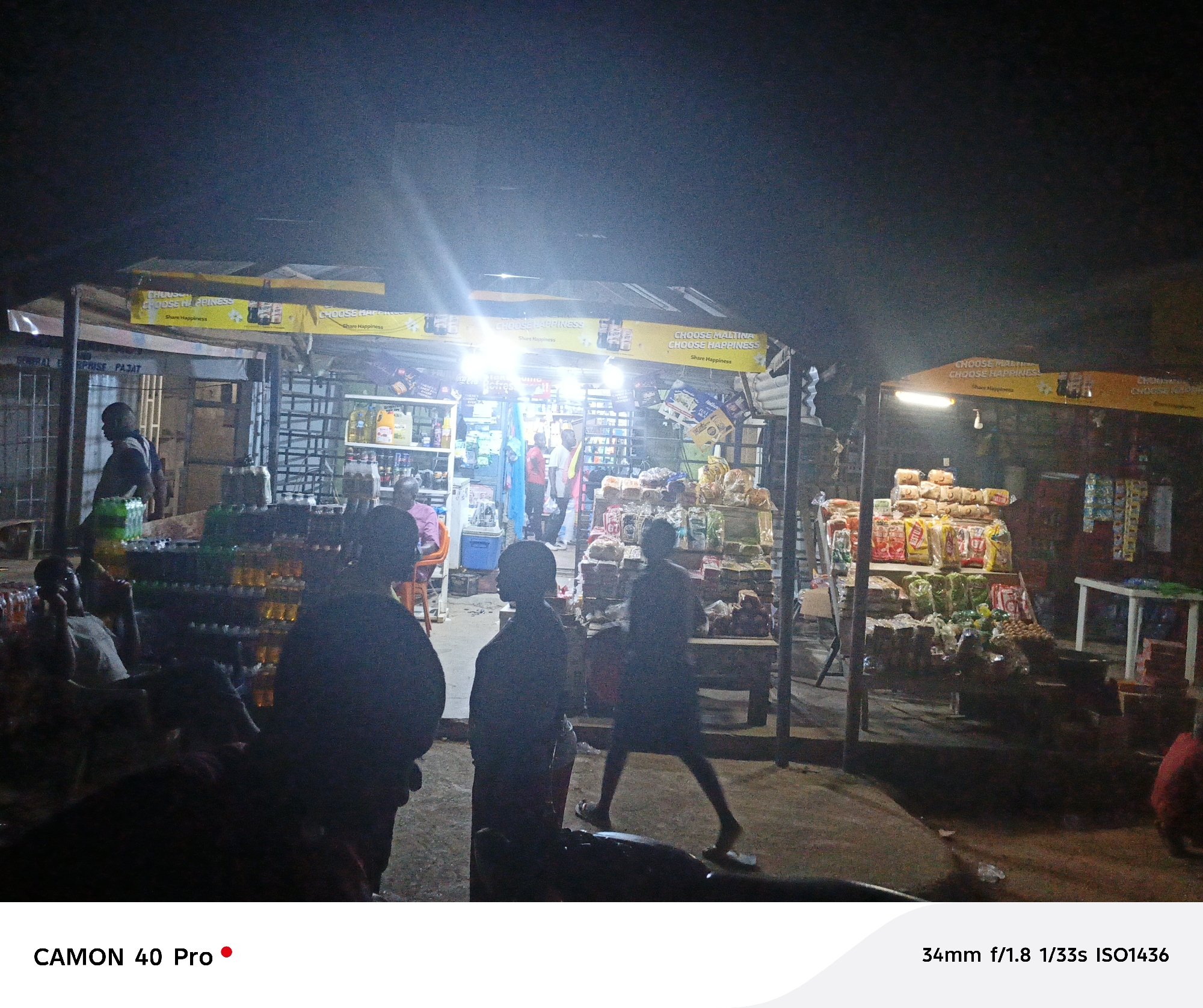 Evening market activity observed in Langtang, Nigeria