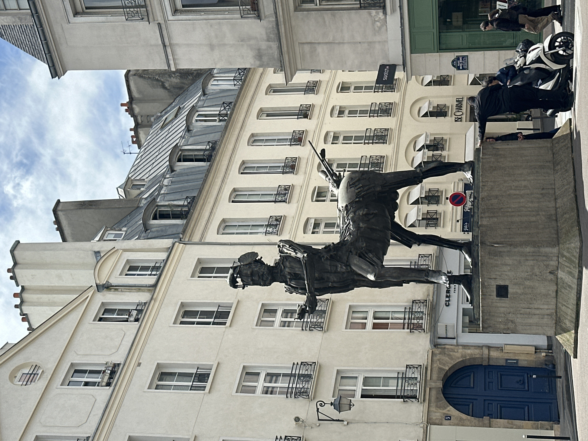 Tourist documents Paris street scenes and luxury watch displays