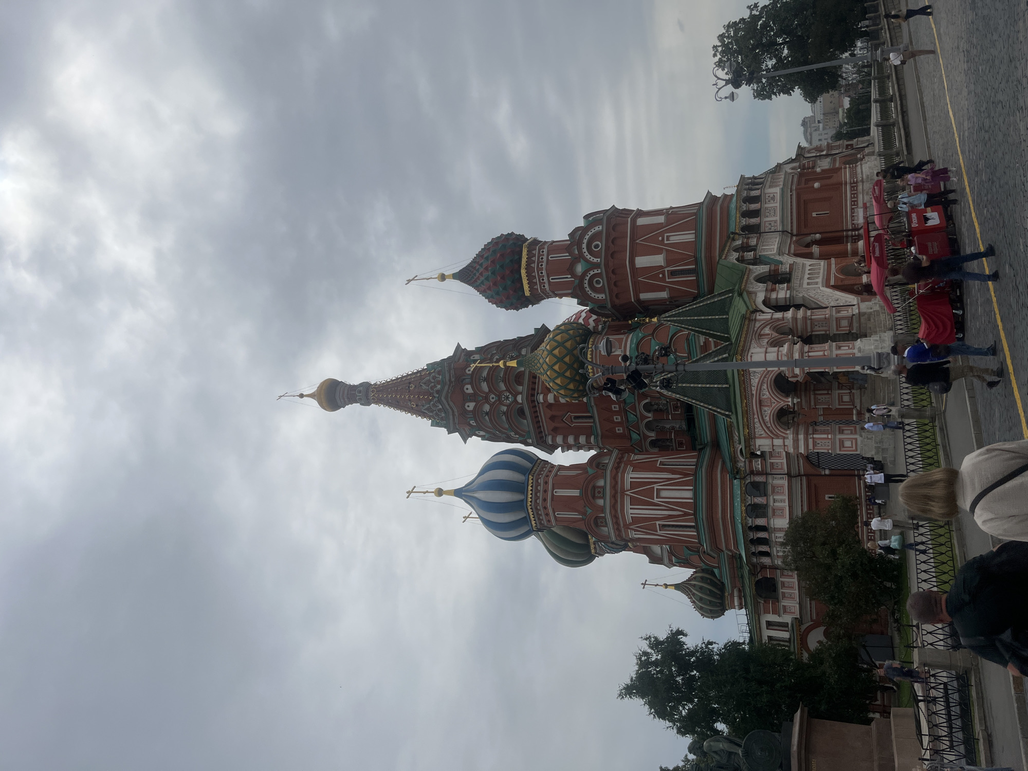 Morning photo session at Red Square and Saint Basil's Cathedral