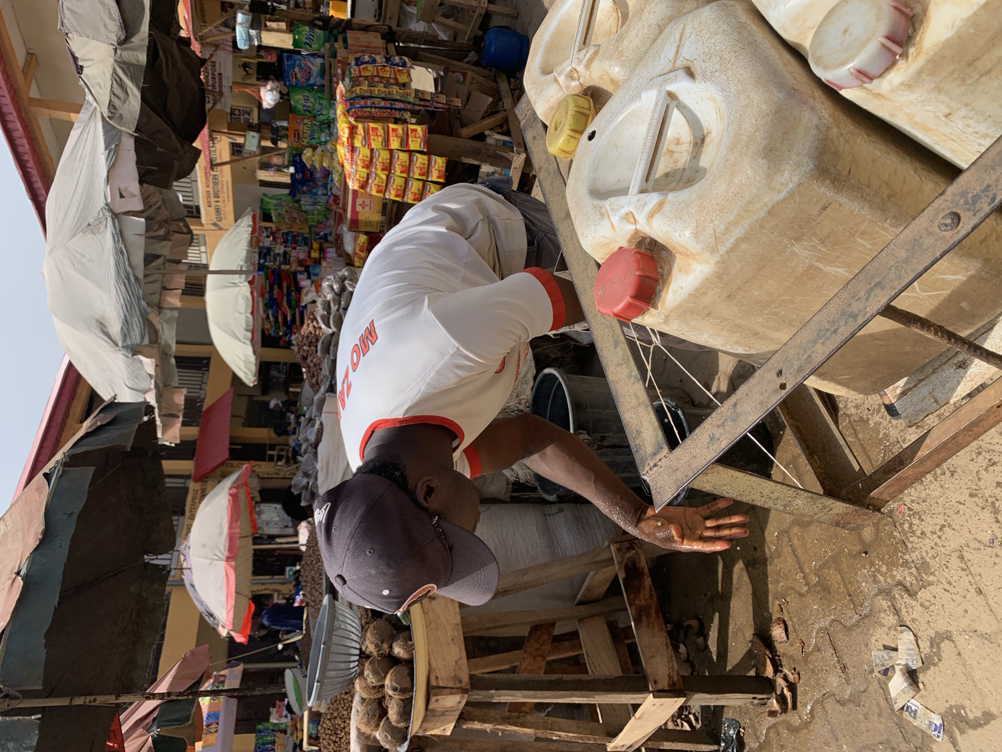 Morning market activity documented in Kafanchan B, Nigeria