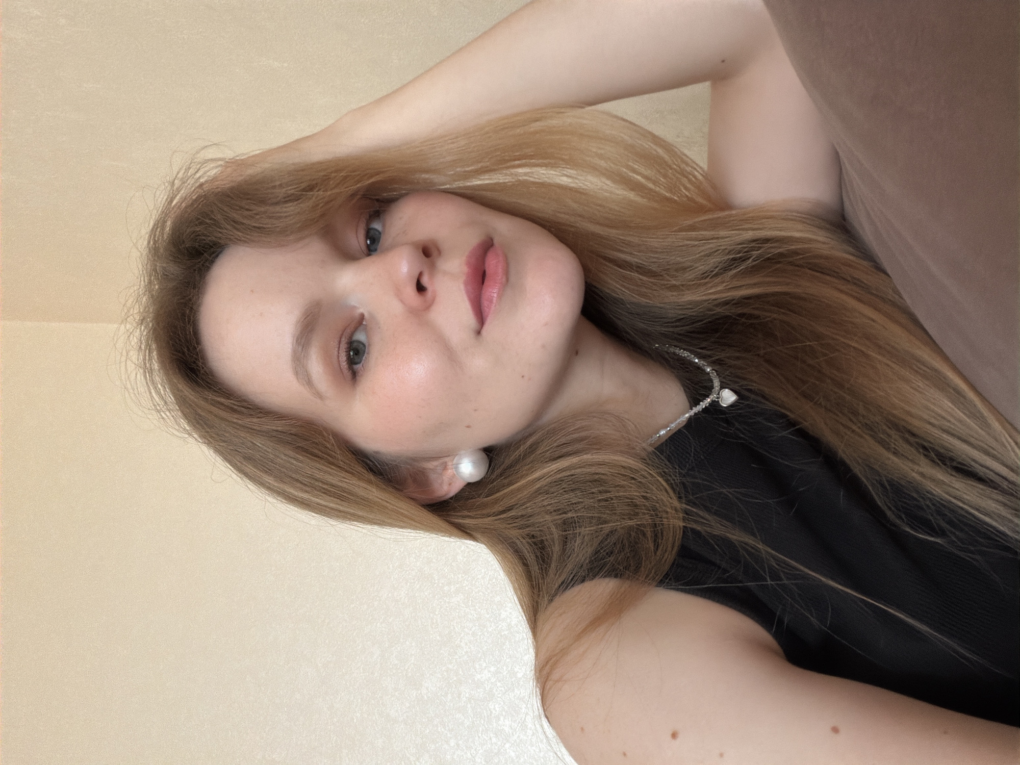 Casual home selfie session in Kazan, Russia