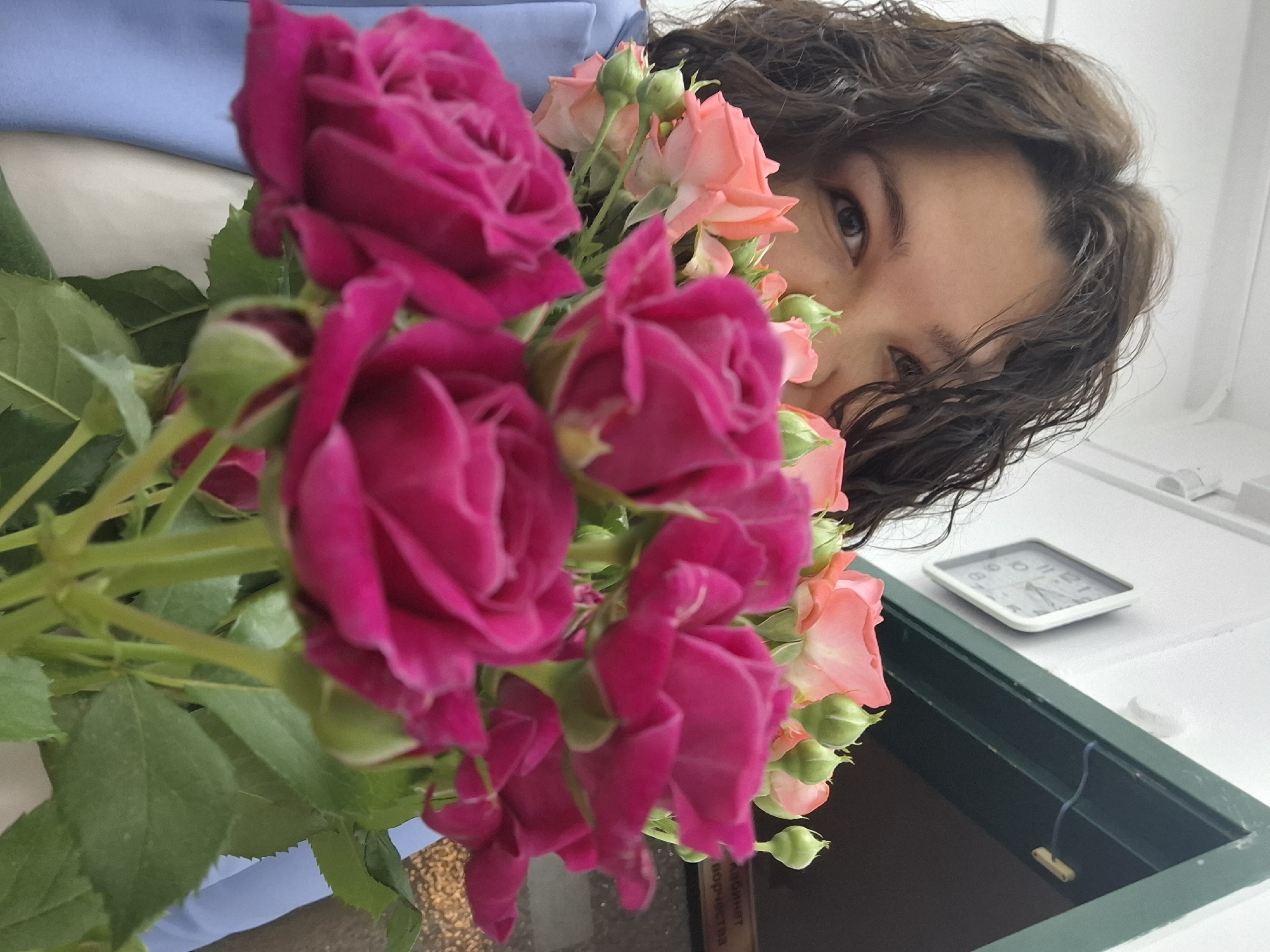 Woman documents morning moments in Markovskii, Russia