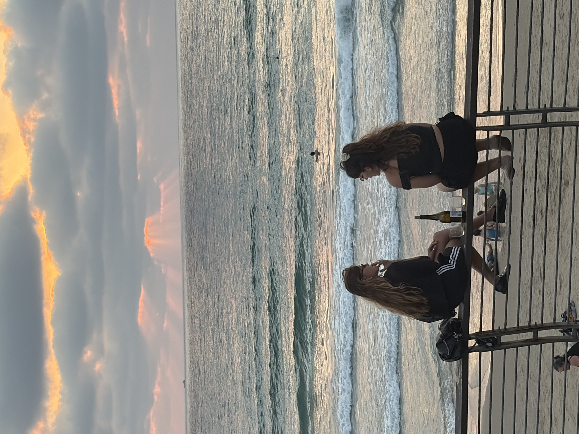 Sunset hour along the Tel Aviv and Jaffa waterfront