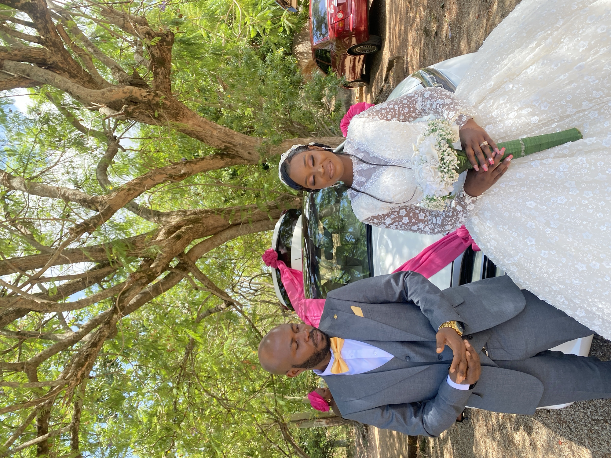 Newlyweds celebrate wedding day in Dutsen Kato, Nigeria