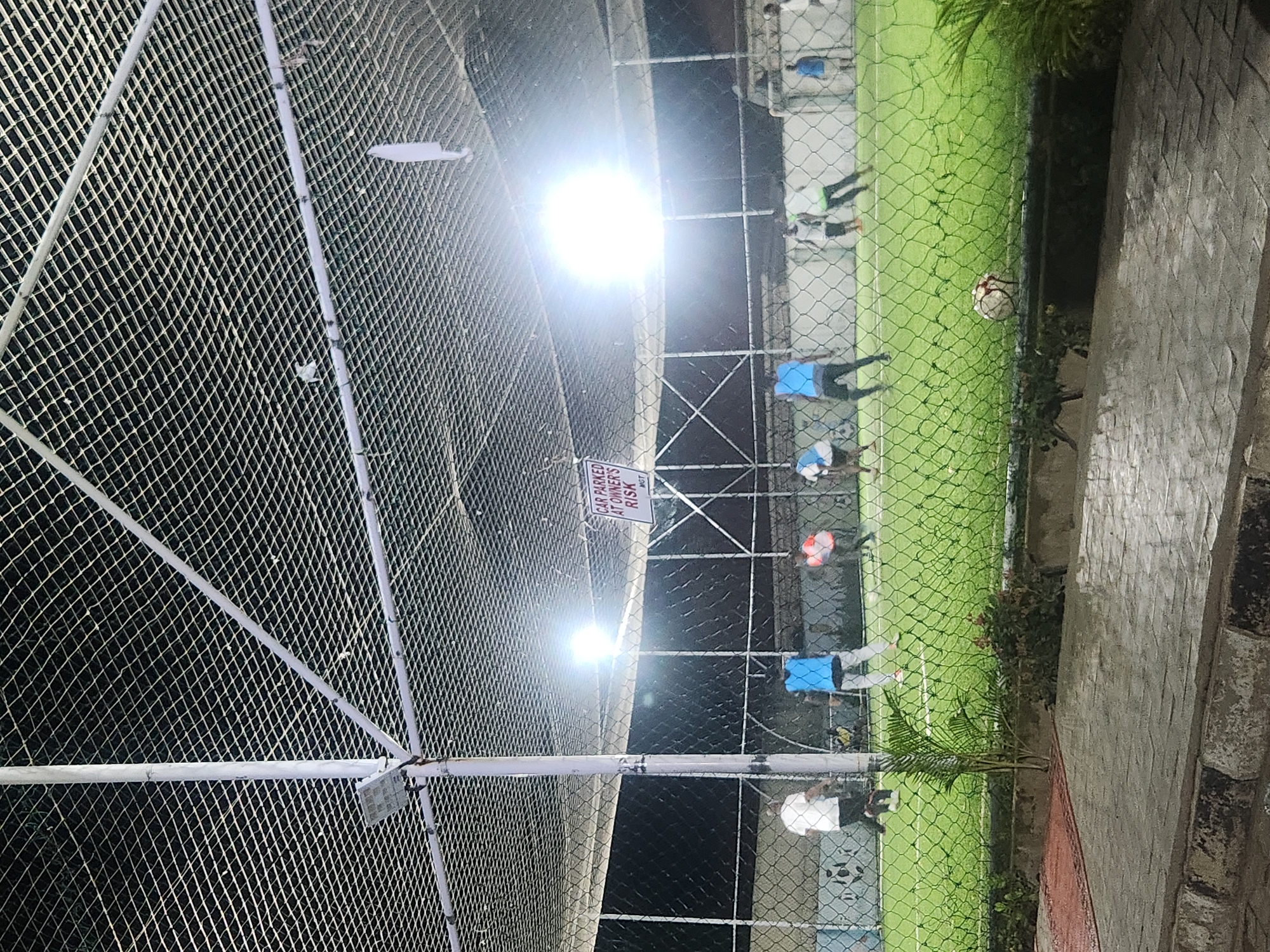 Evening soccer match played under lights in Unguwar Rimi