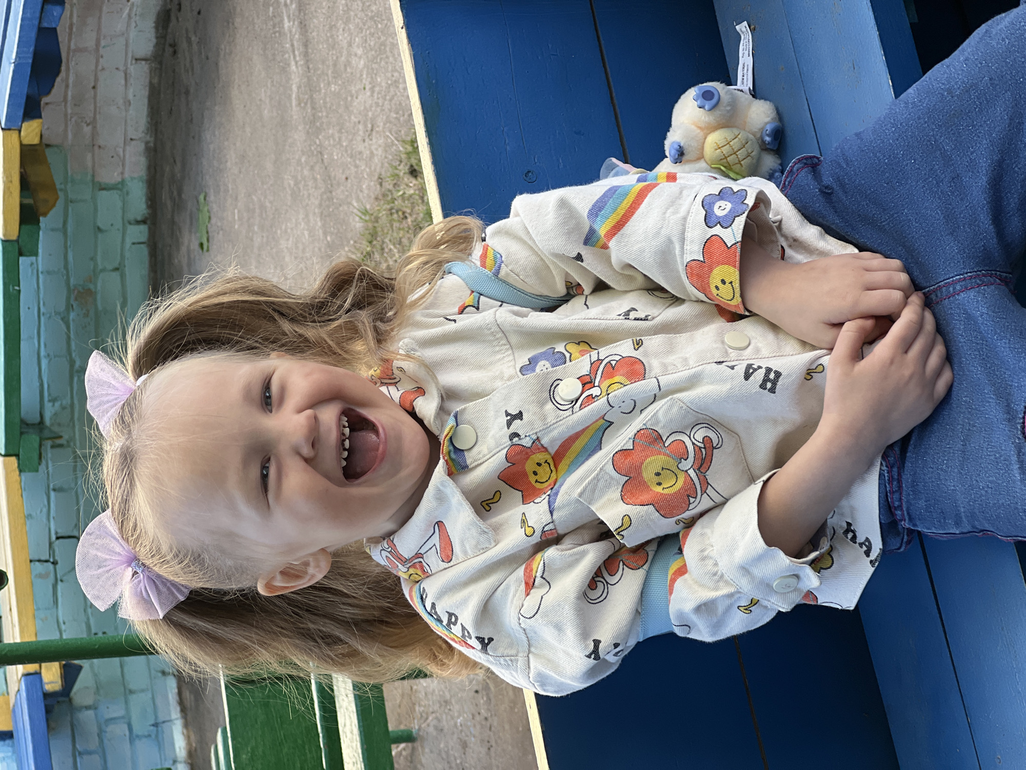 Families enjoy sunny Saturday playground time in Chaikovsky