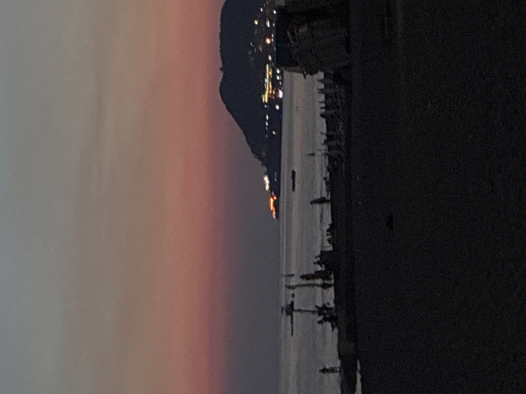 Sunset to nightfall at Alanya's Cleopatra Beach