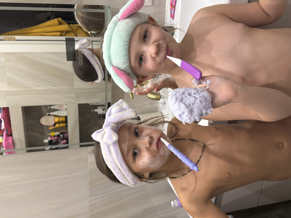 Morning bathroom routines documented in Krasnoyarsk homes