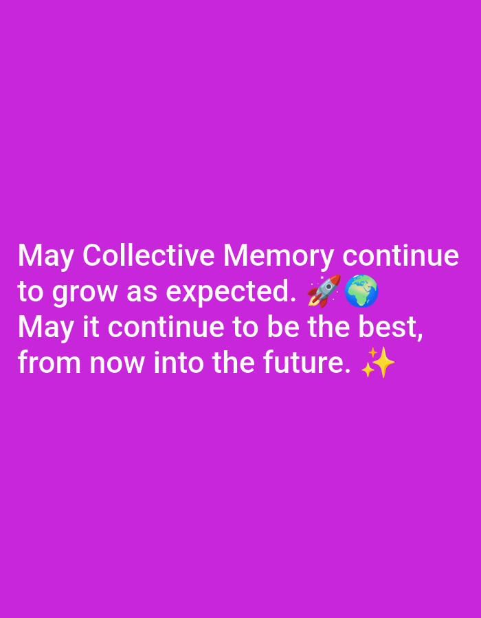 Indonesian user posts supportive message for Collective Memory platform