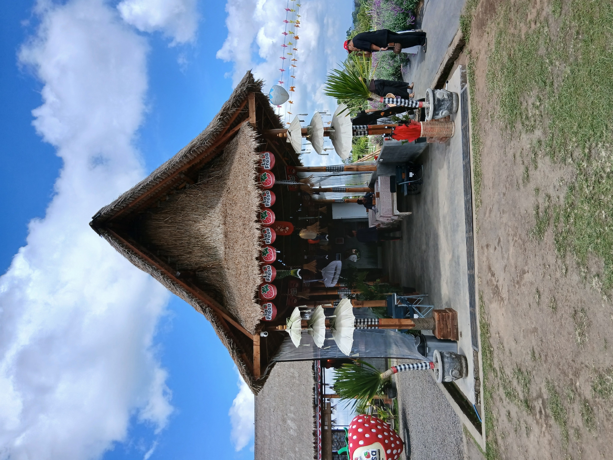 La Fresa strawberry farm and café in Kintamani, Bali