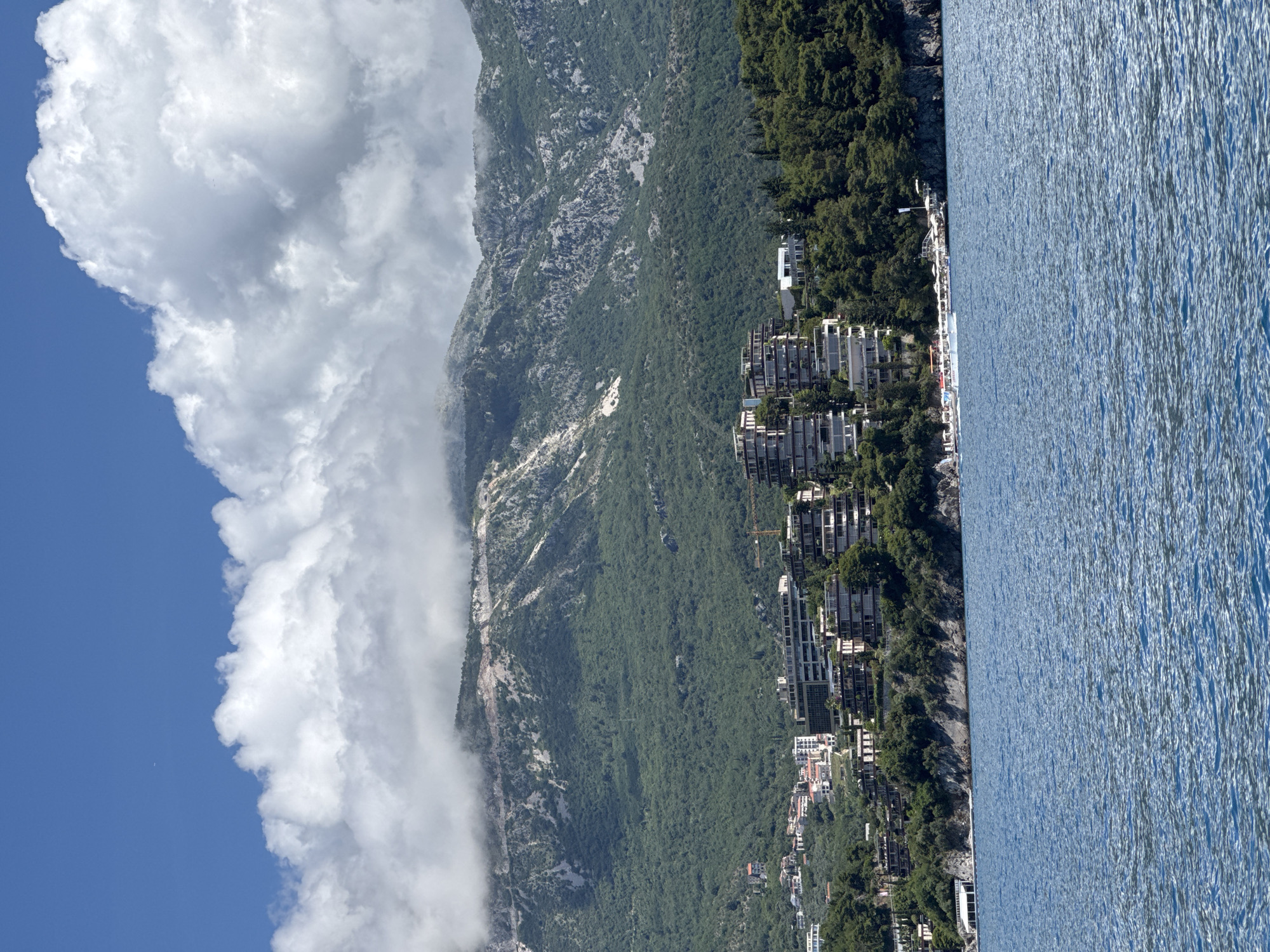 Scenic coastal views captured across Budva, Montenegro waterfront