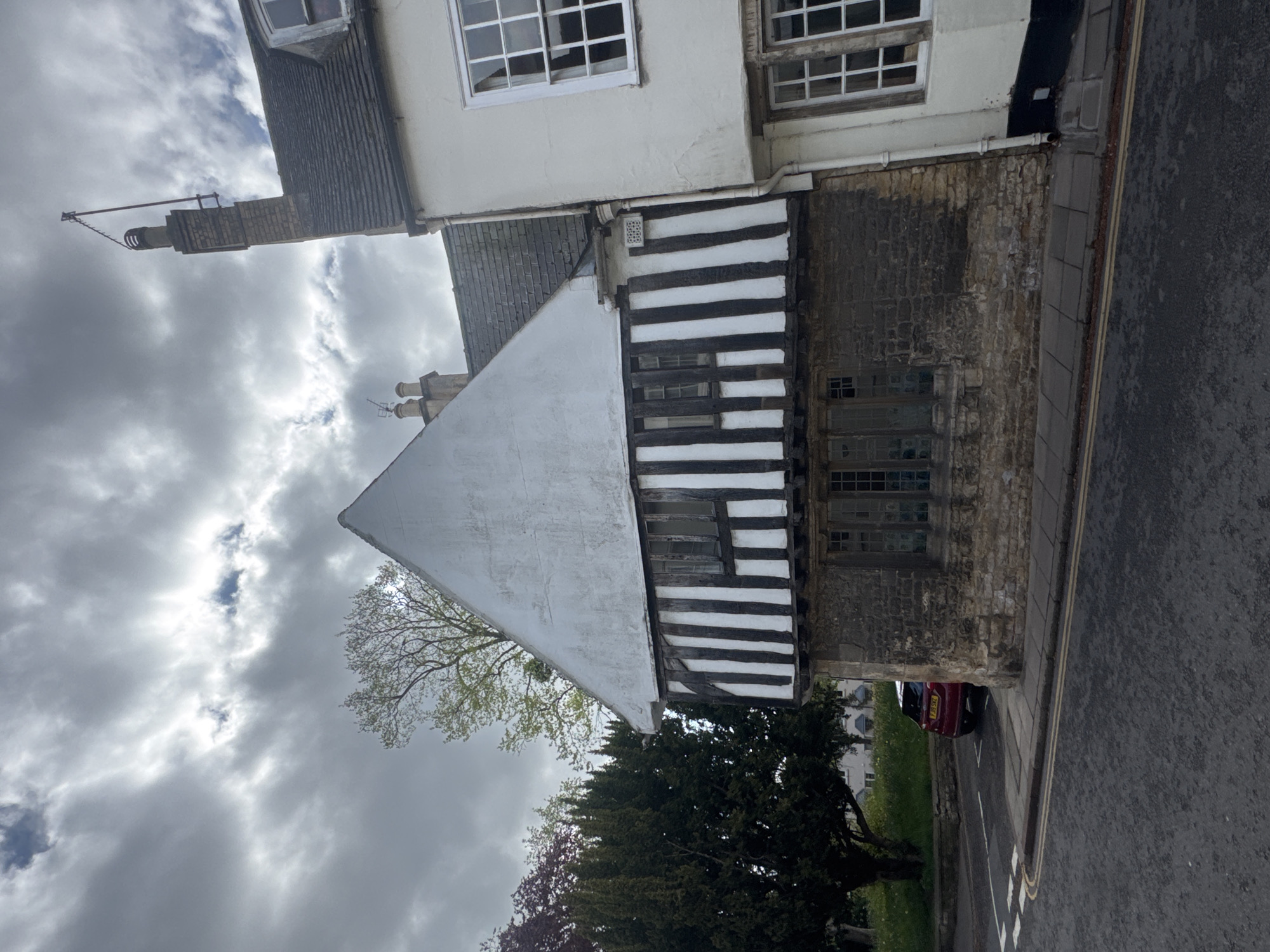 Historic streets photographed in South Kesteven during morning hours