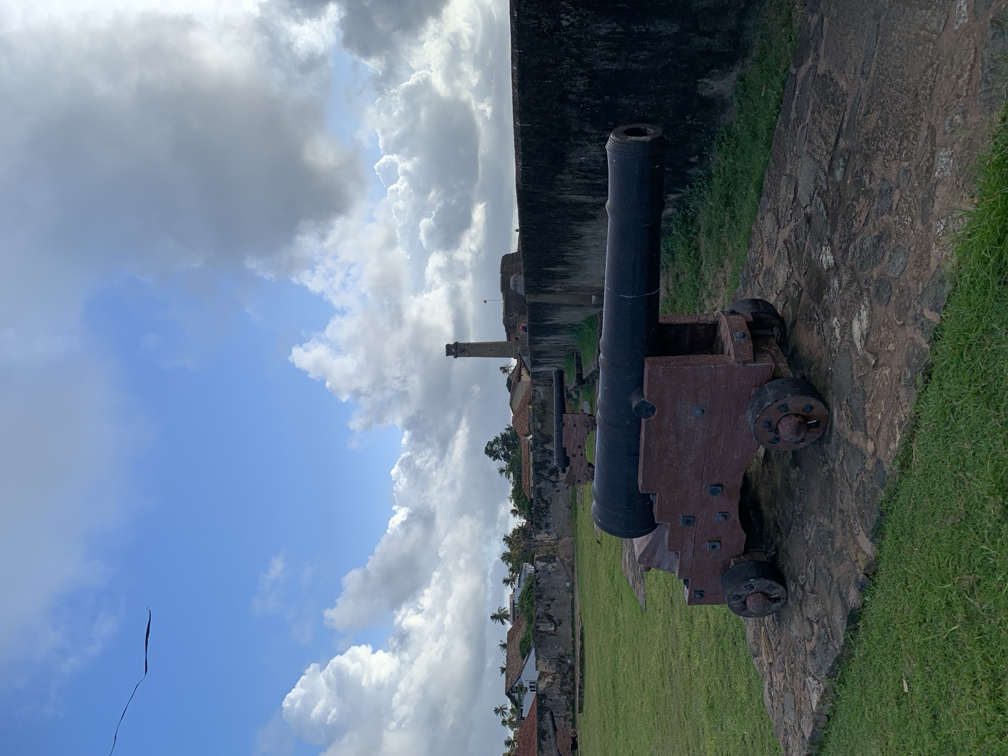 Morning at Galle Fort: ramparts, street life, and cricket