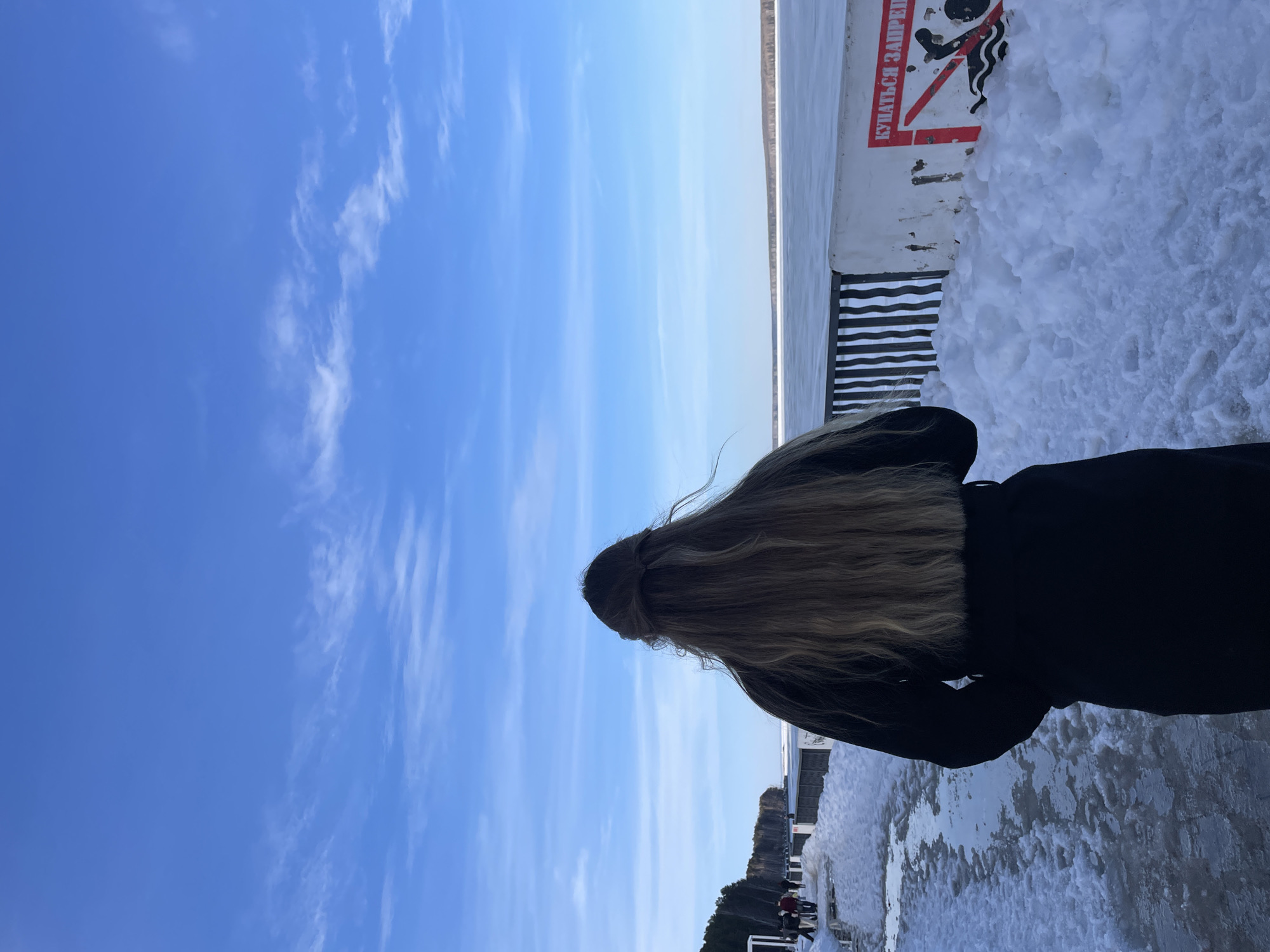 Daily life scenes captured across Chaikovsky, Russia winter day