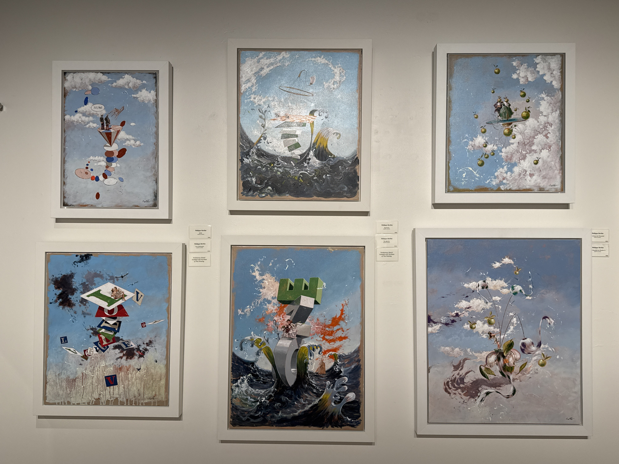 Art exhibition documented in Schaumburg gallery featuring Picasso aquatint