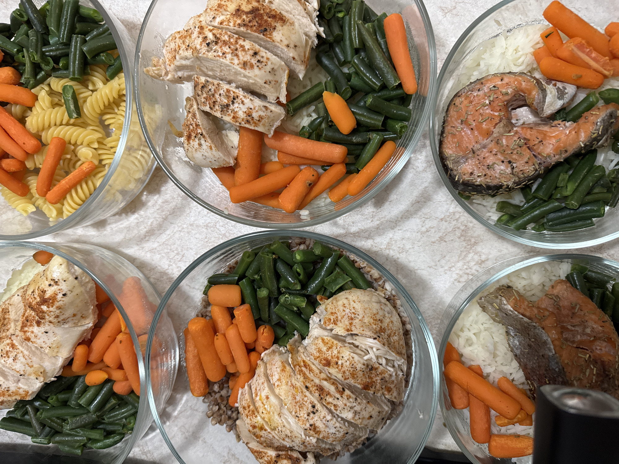 Meal prep and dog feeding captured in Montenegro home