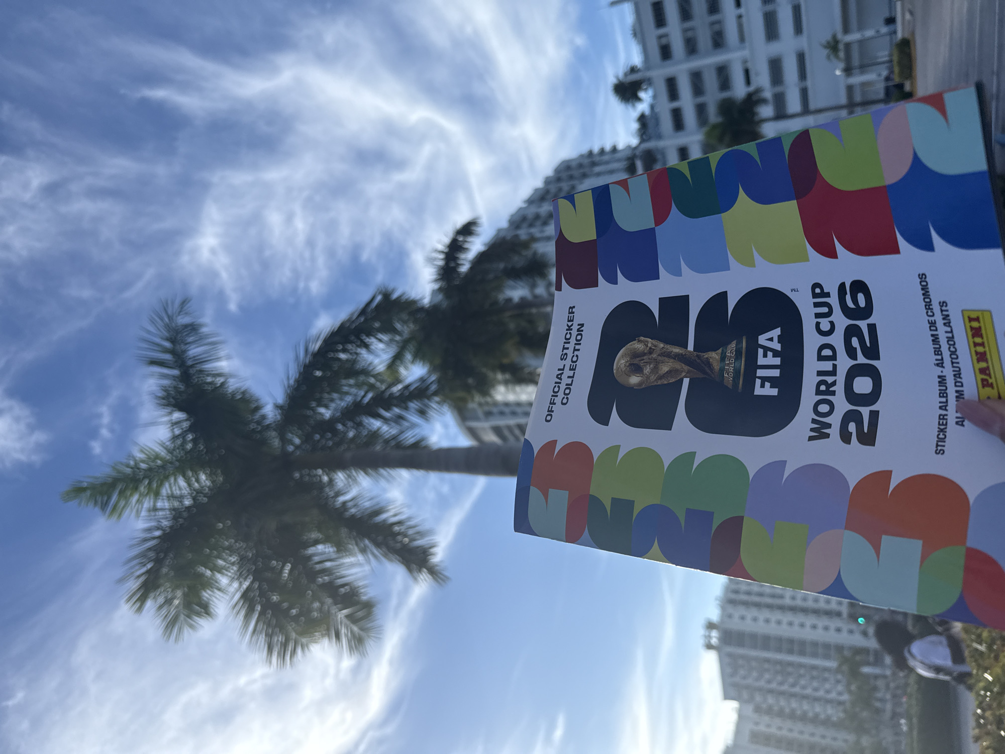 FIFA World Cup 2026 sticker albums spotted in Hollywood