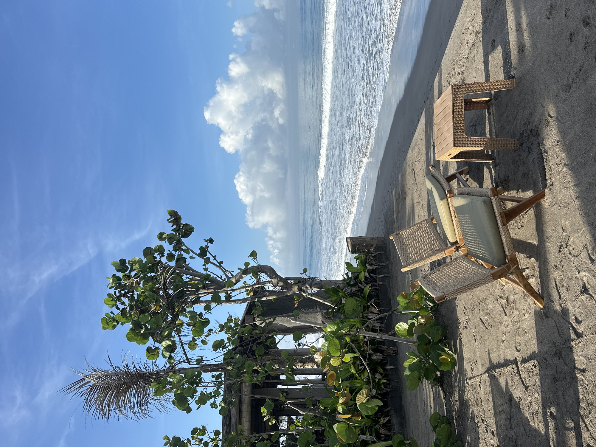 Morning beach life captured in North Kuta, Indonesia