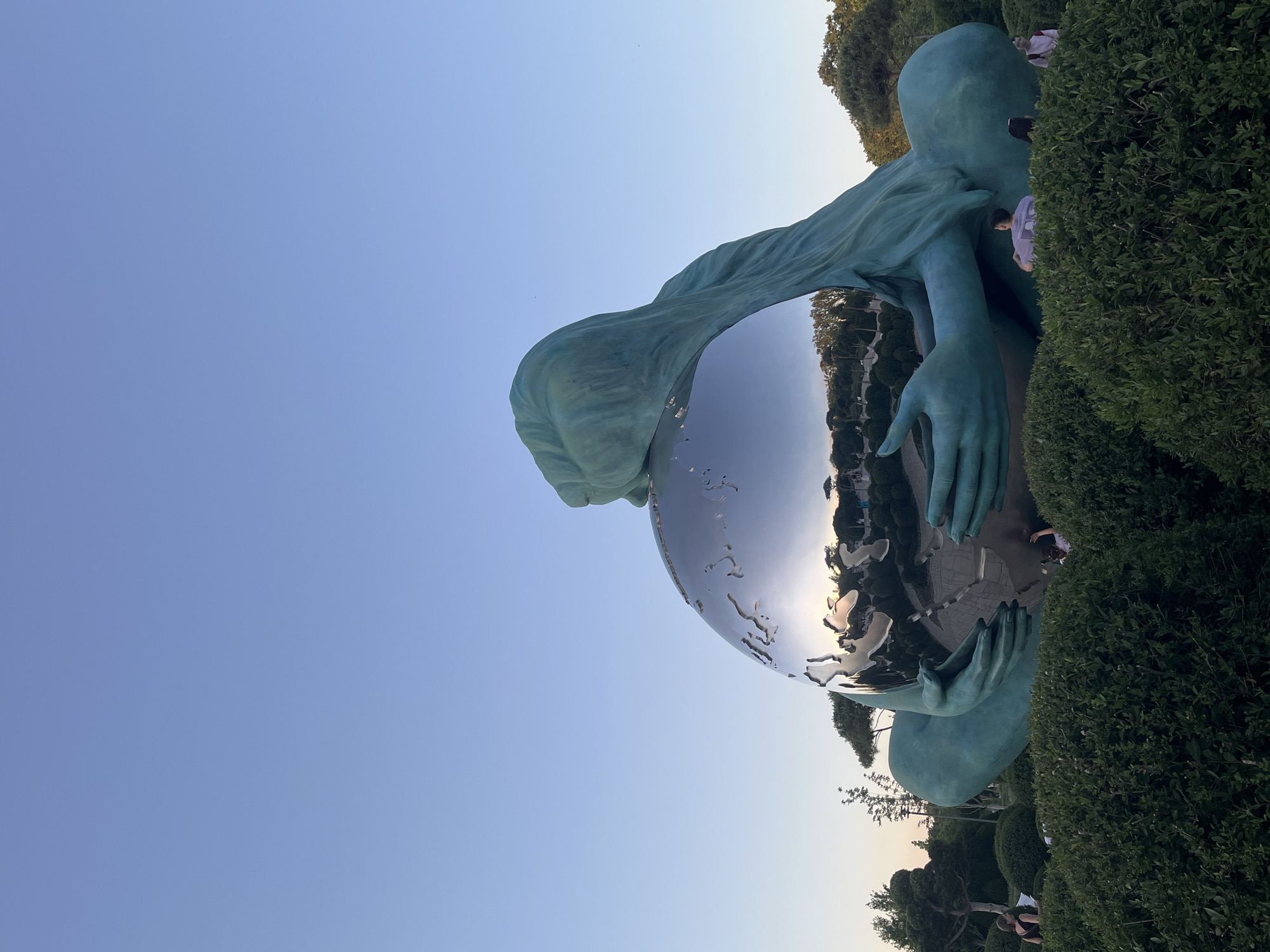 Krasnodar park sculpture and architecture, multiple angles