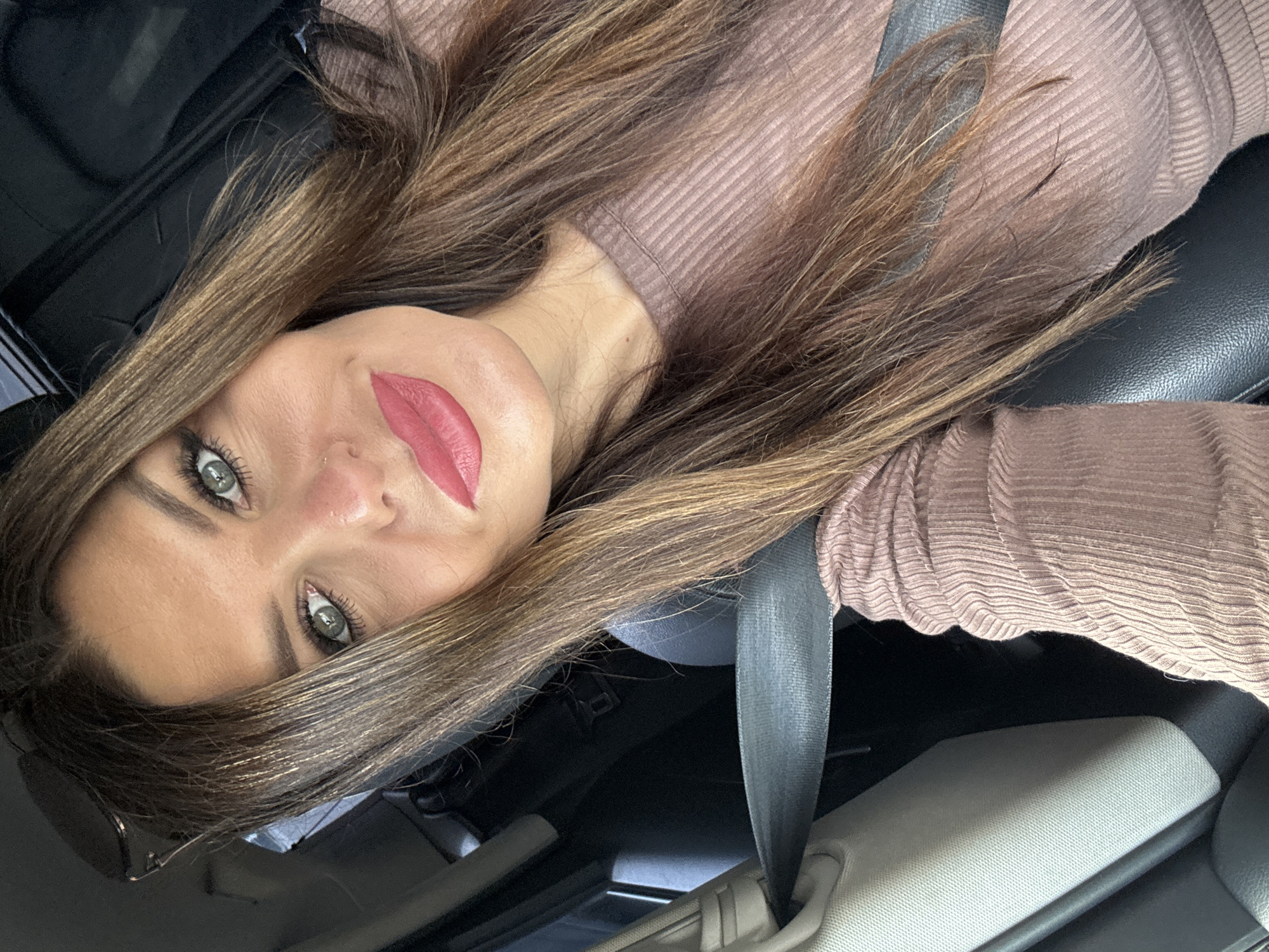 Car selfies taken in Chaikovsky, Russia