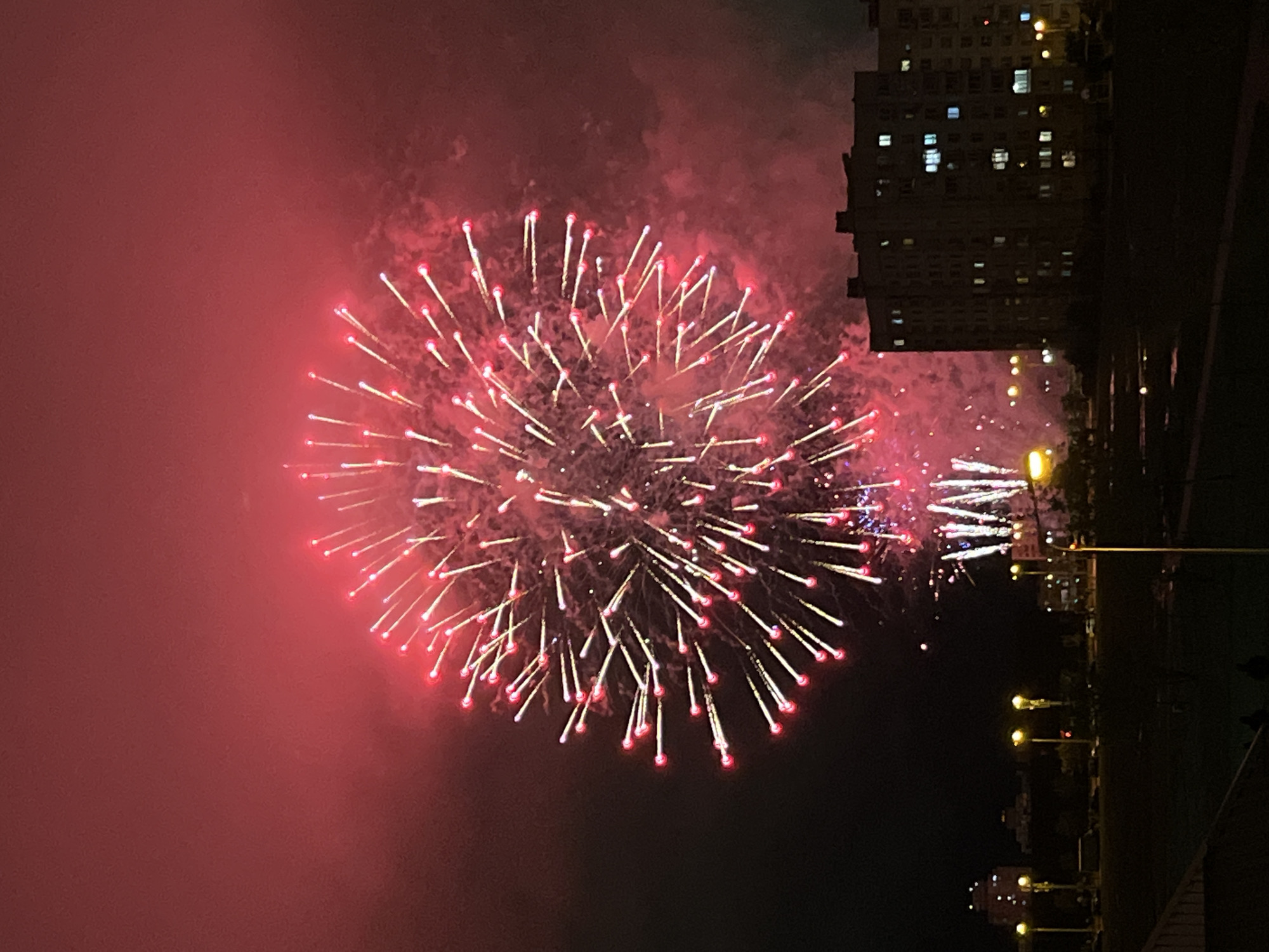 Fireworks Display Lights Up Night Sky Over Minsk