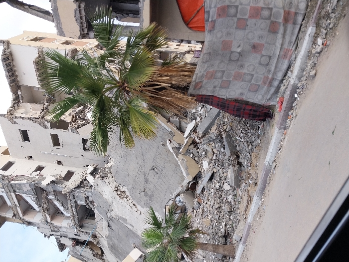 Extensive building damage documented in Khan Yunis, Palestinian Territory