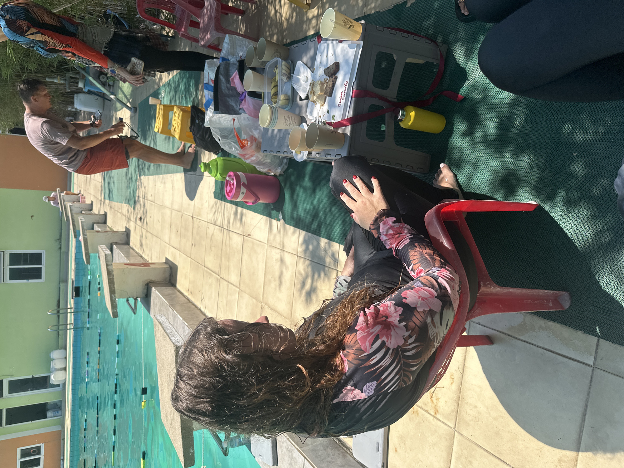 Early morning at Nha Trang's outdoor aquatic center
