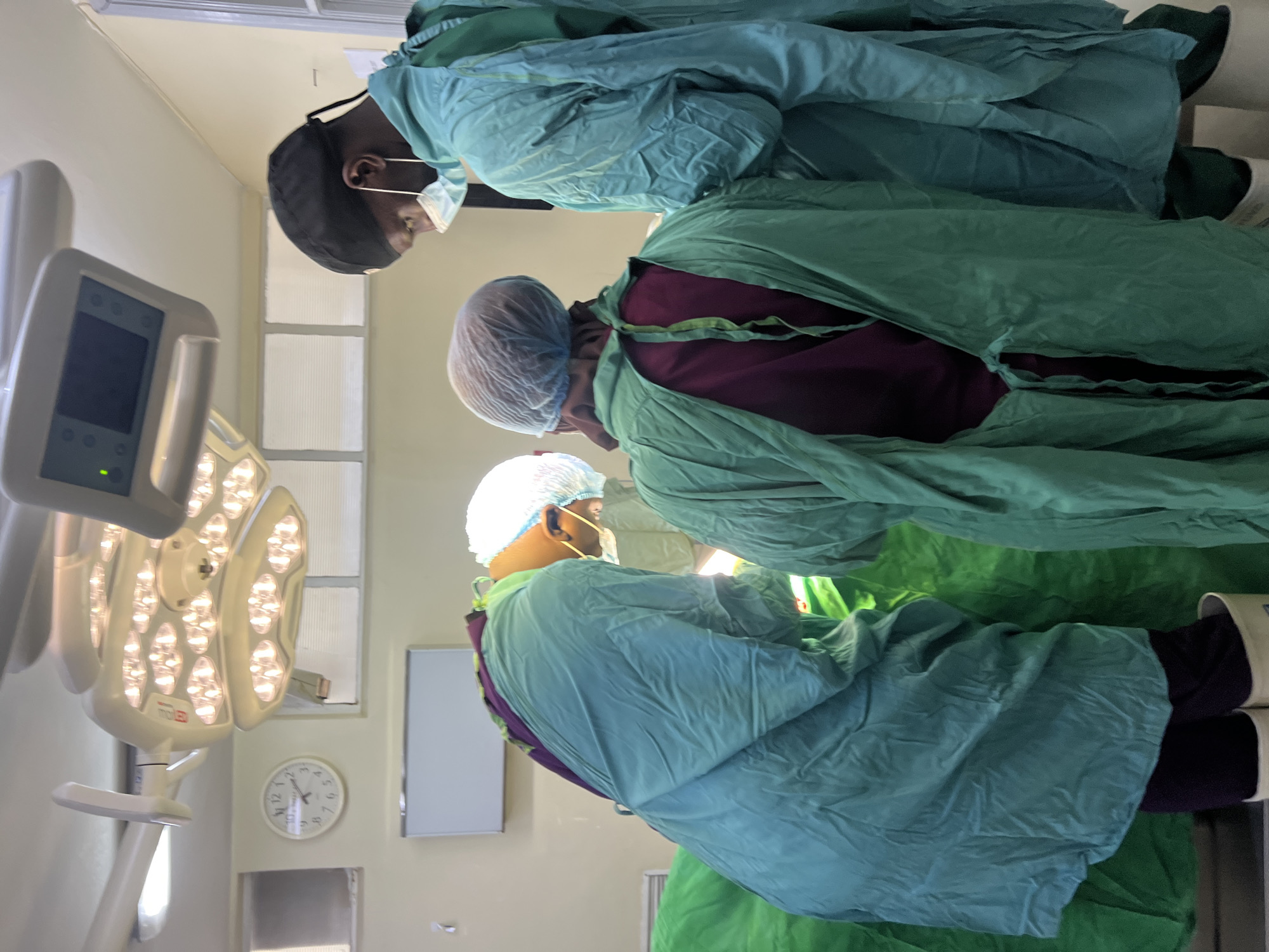 Medical team performs surgery in Nairobi operating room