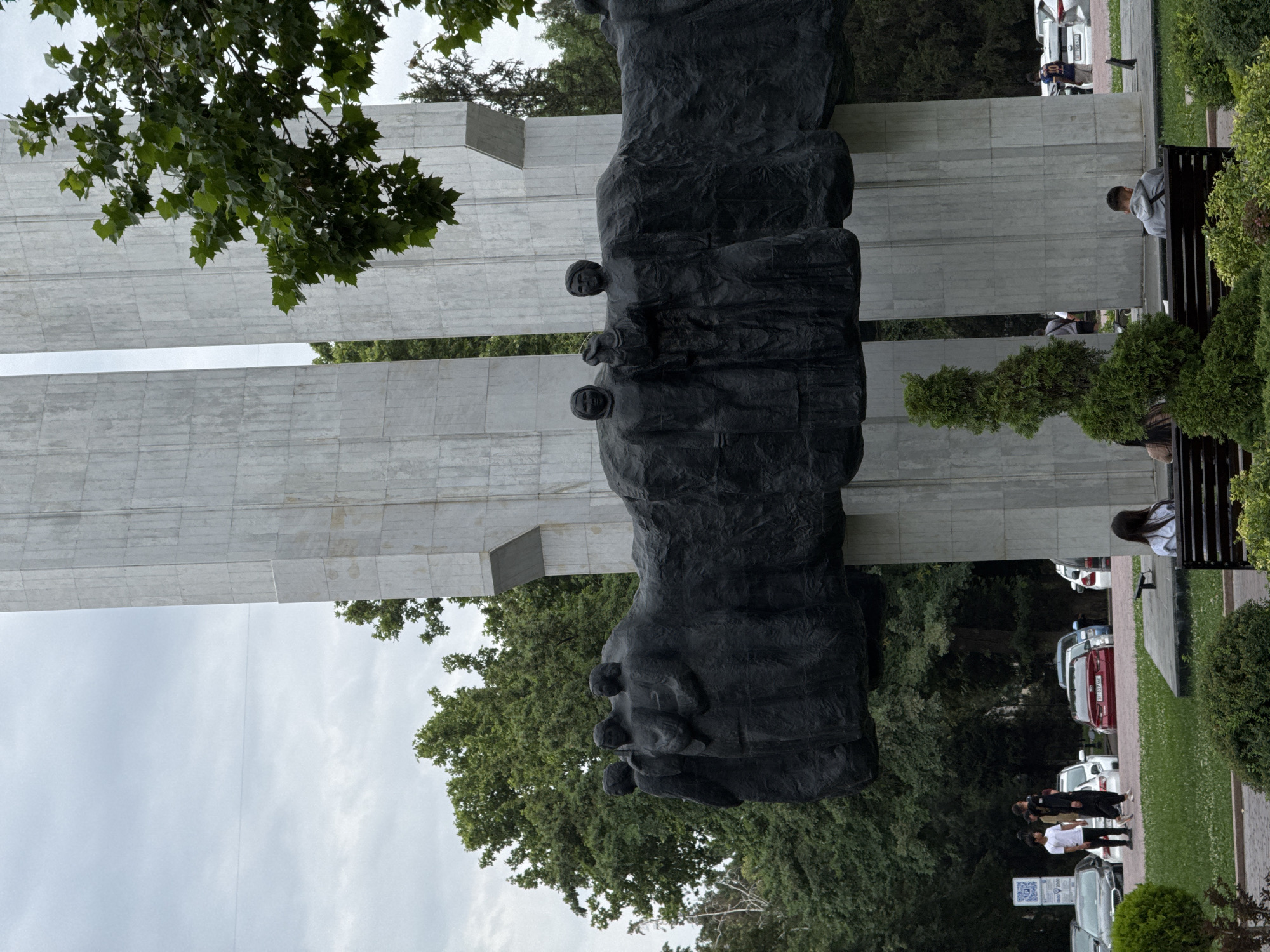 Government district and public spaces documented in Bishkek