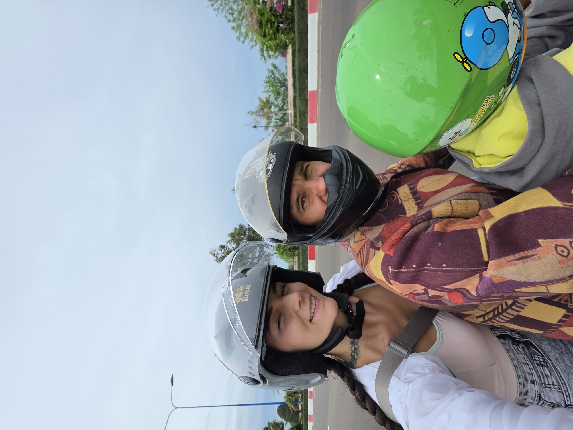 Morning motorcycle riders spotted in Phu Thuy Ward, Vietnam