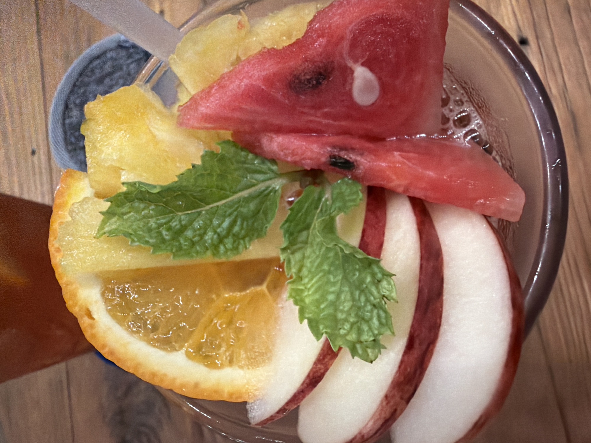 Fruit drink café visit documented in Nha Trang Vietnam