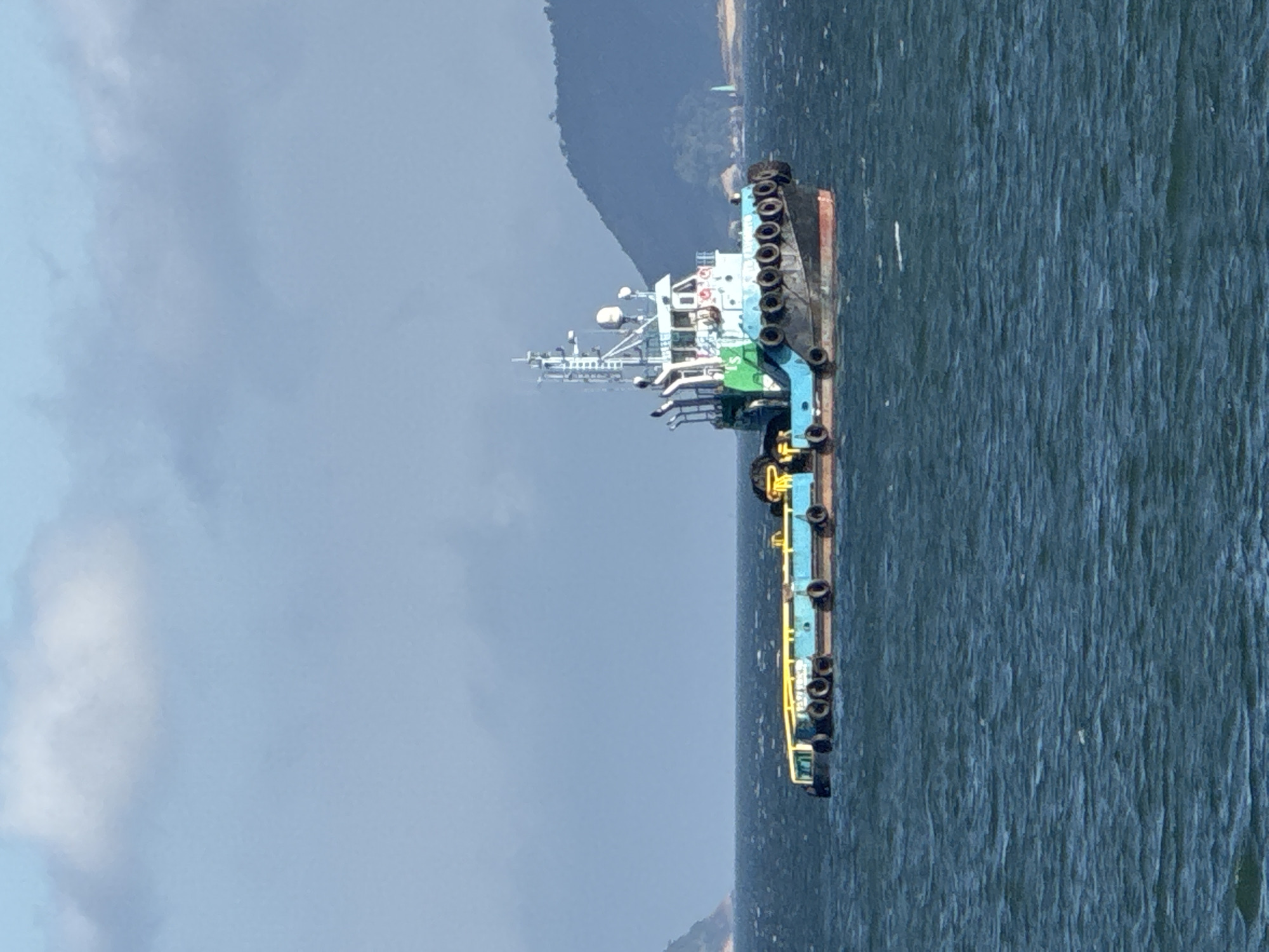 Industrial and scenic snapshots across Guanabara Bay from Niterói