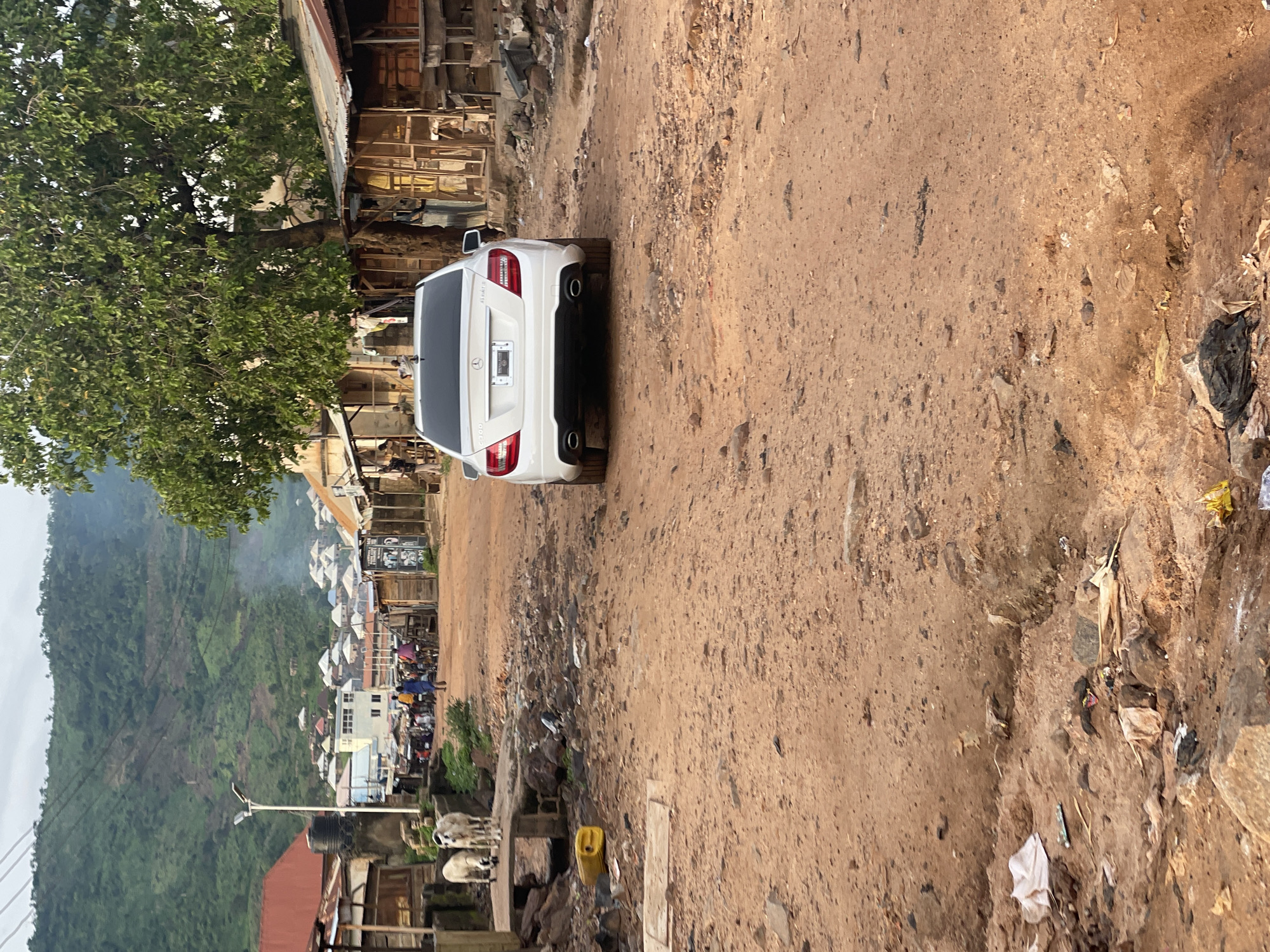 Street life and infrastructure in a Lokoja neighborhood