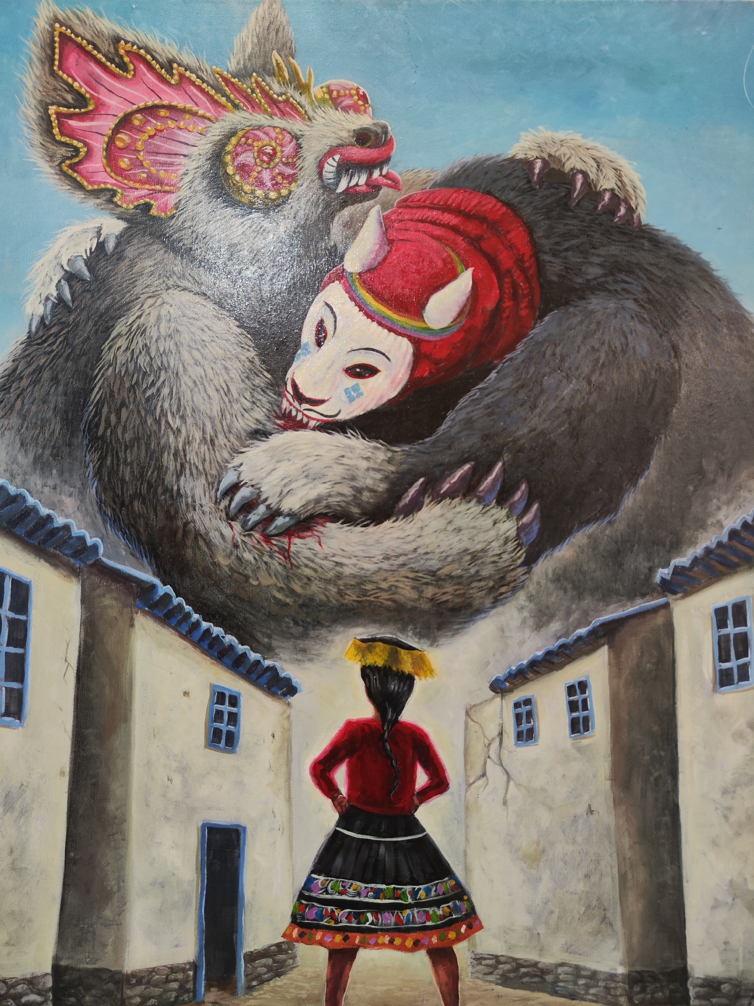 Traditional masks and cultural artifacts documented in Santiago exhibition