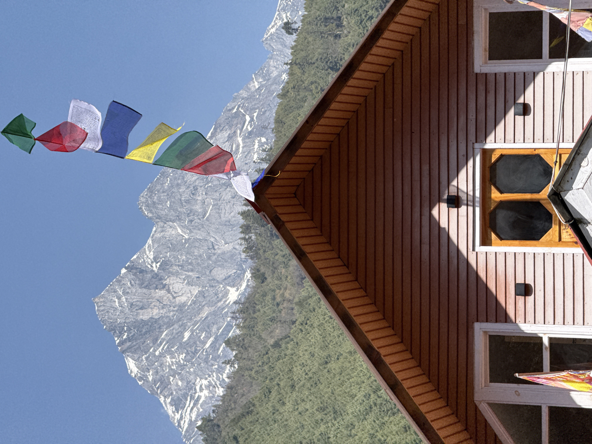Morning scenes documented in Phakding village, Nepal
