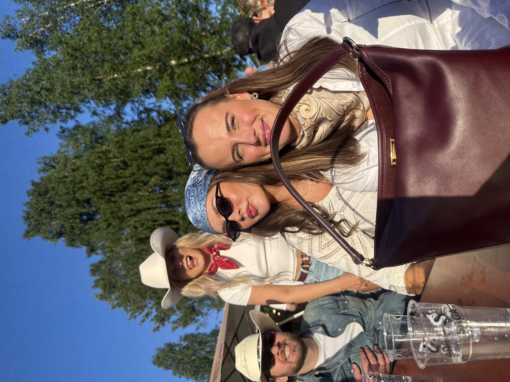 Outdoor gathering with cowboy hats documented in Oslo