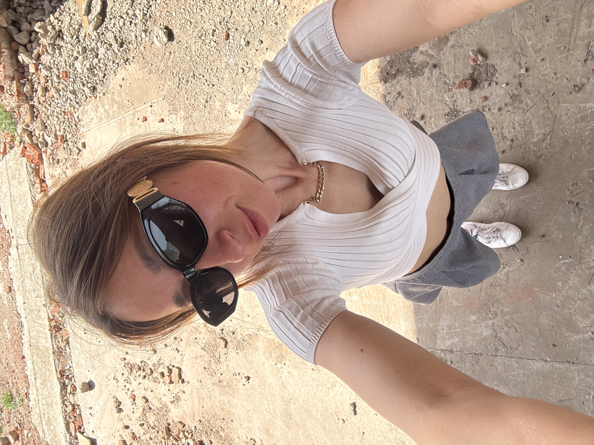 Woman photographed at multiple locations in Chaikovsky, Russia